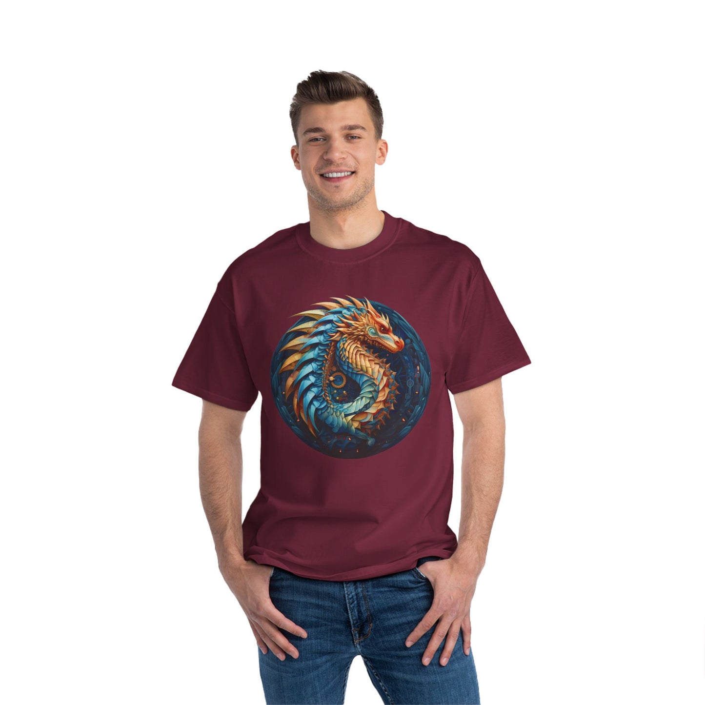 Spiral Dragon - Beefy-T® Short-Sleeve T-Shirt