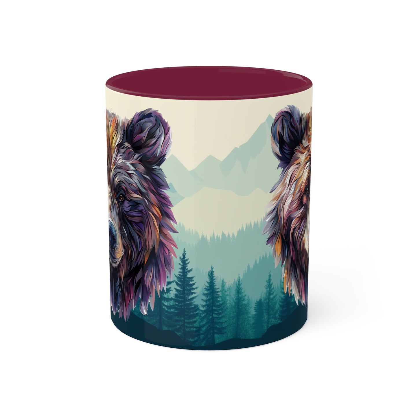Artistic Bear - Colorful Mugs, 11oz