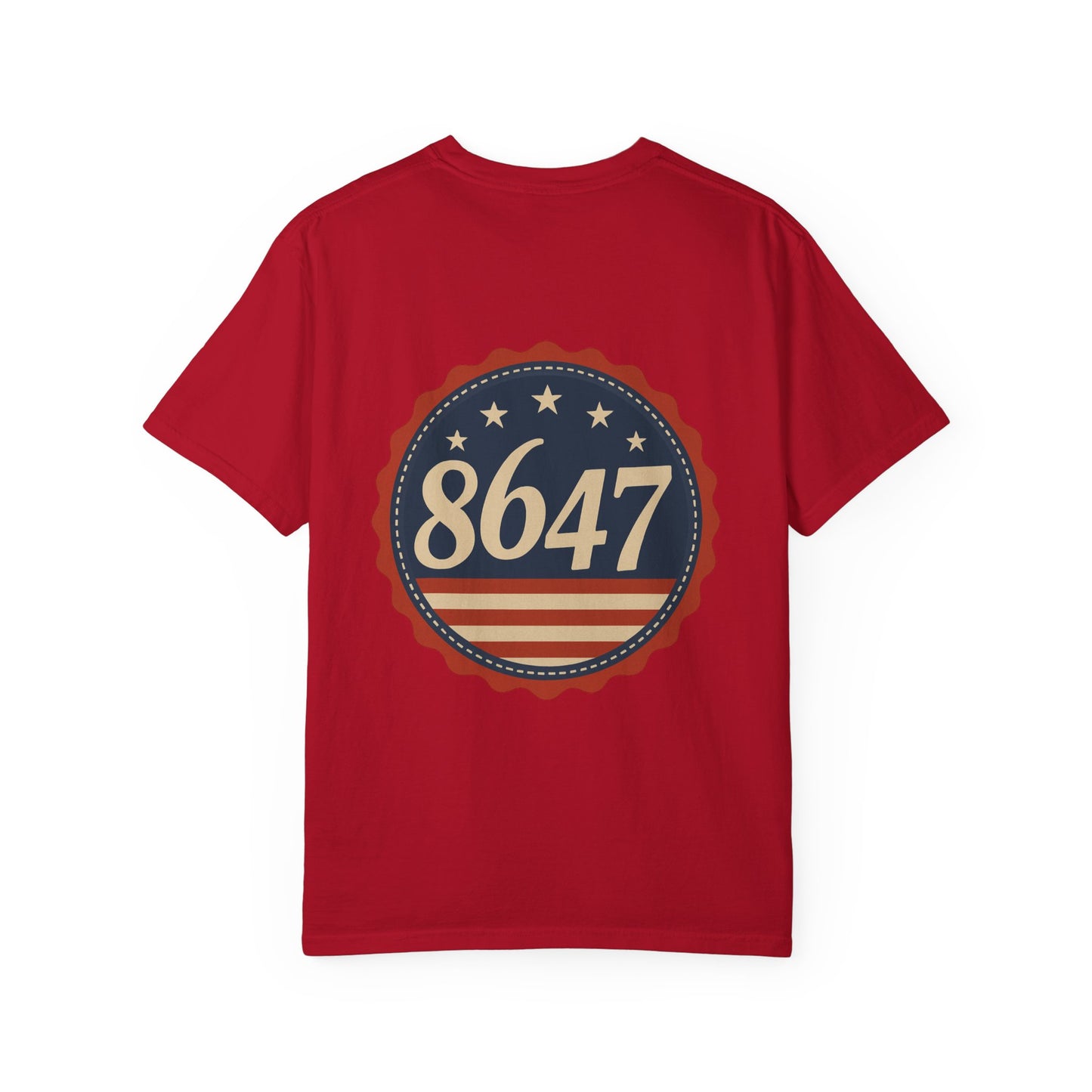 8647 DJT He's Gotta Go Unisex Garment-Dyed Tee