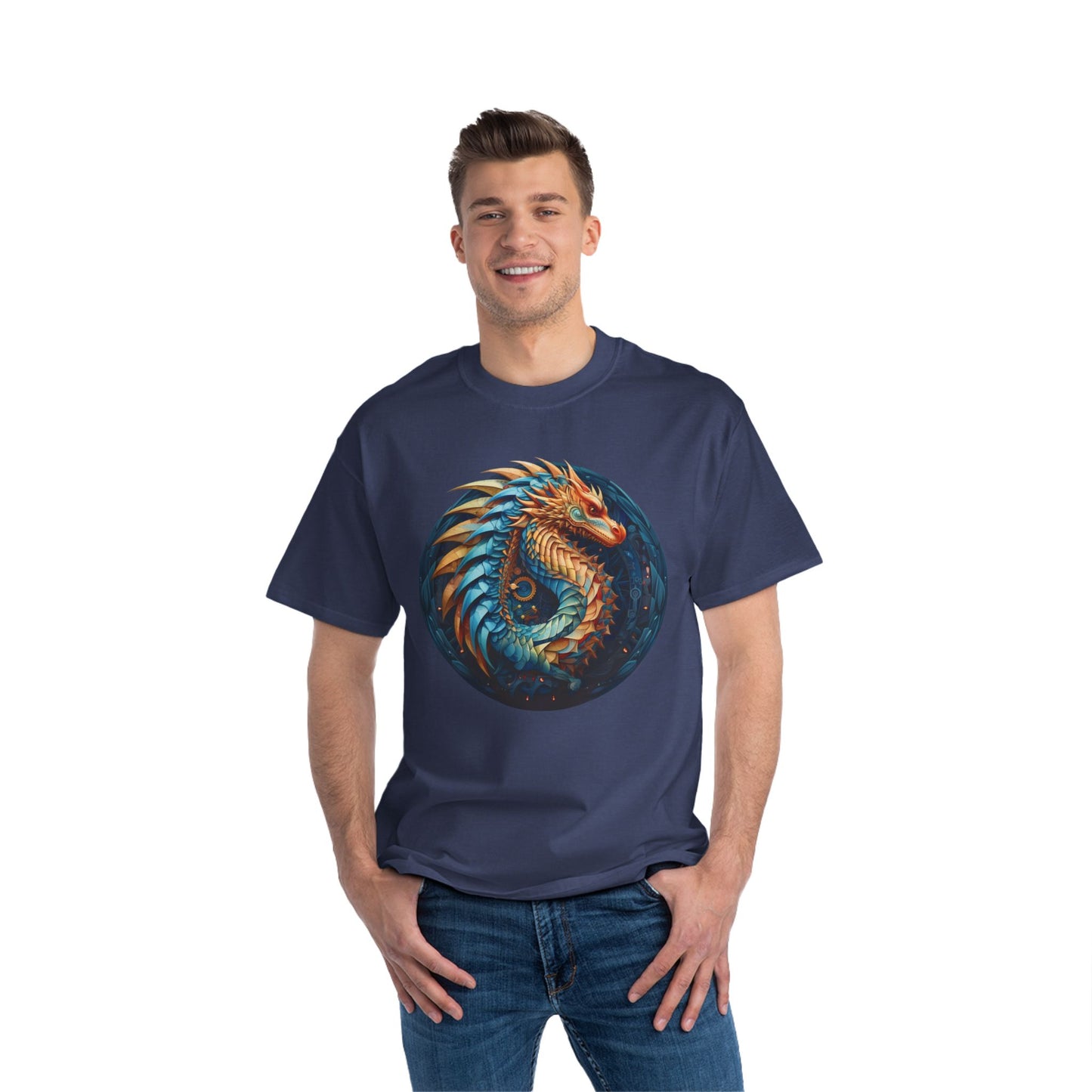 Spiral Dragon - Beefy-T® Short-Sleeve T-Shirt