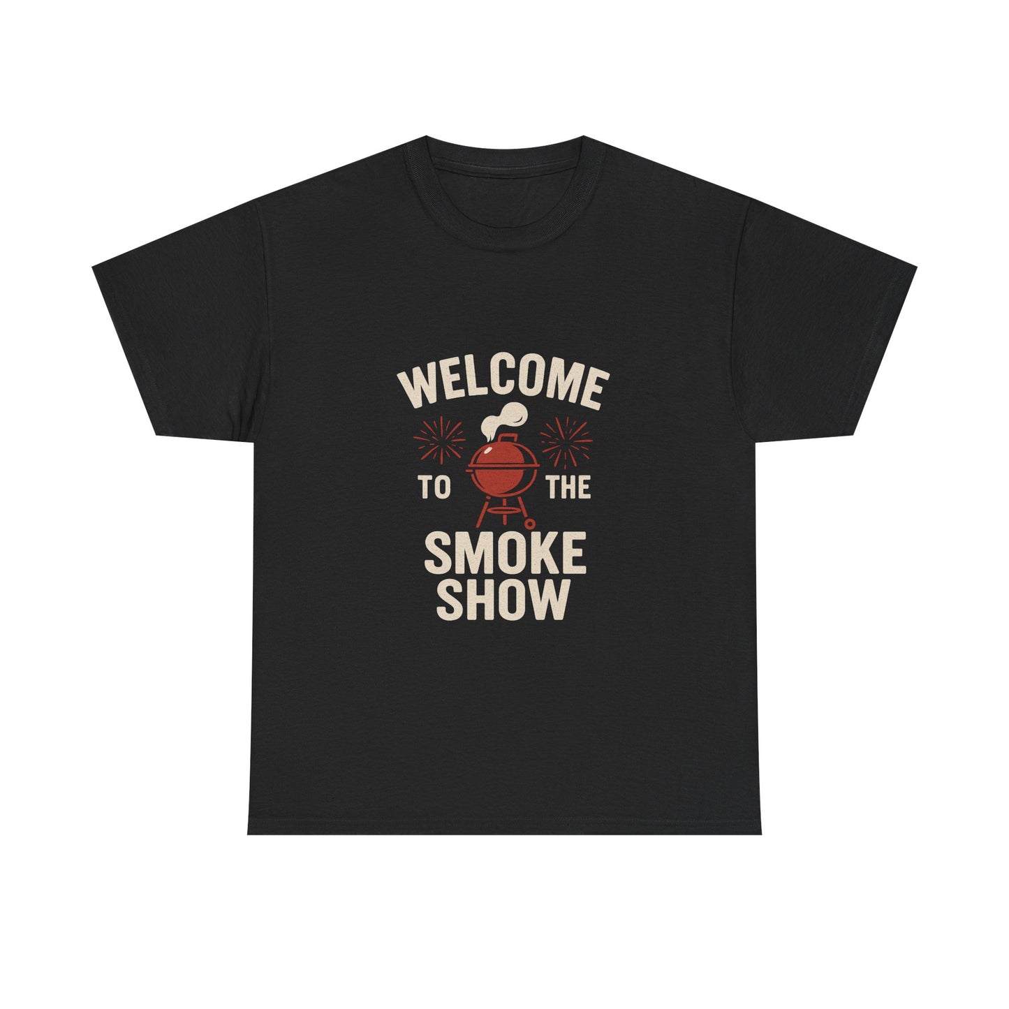 Welcome to the Smoke Show Unisex Heavy Cotton Tee - Perfect for BBQ Lovers