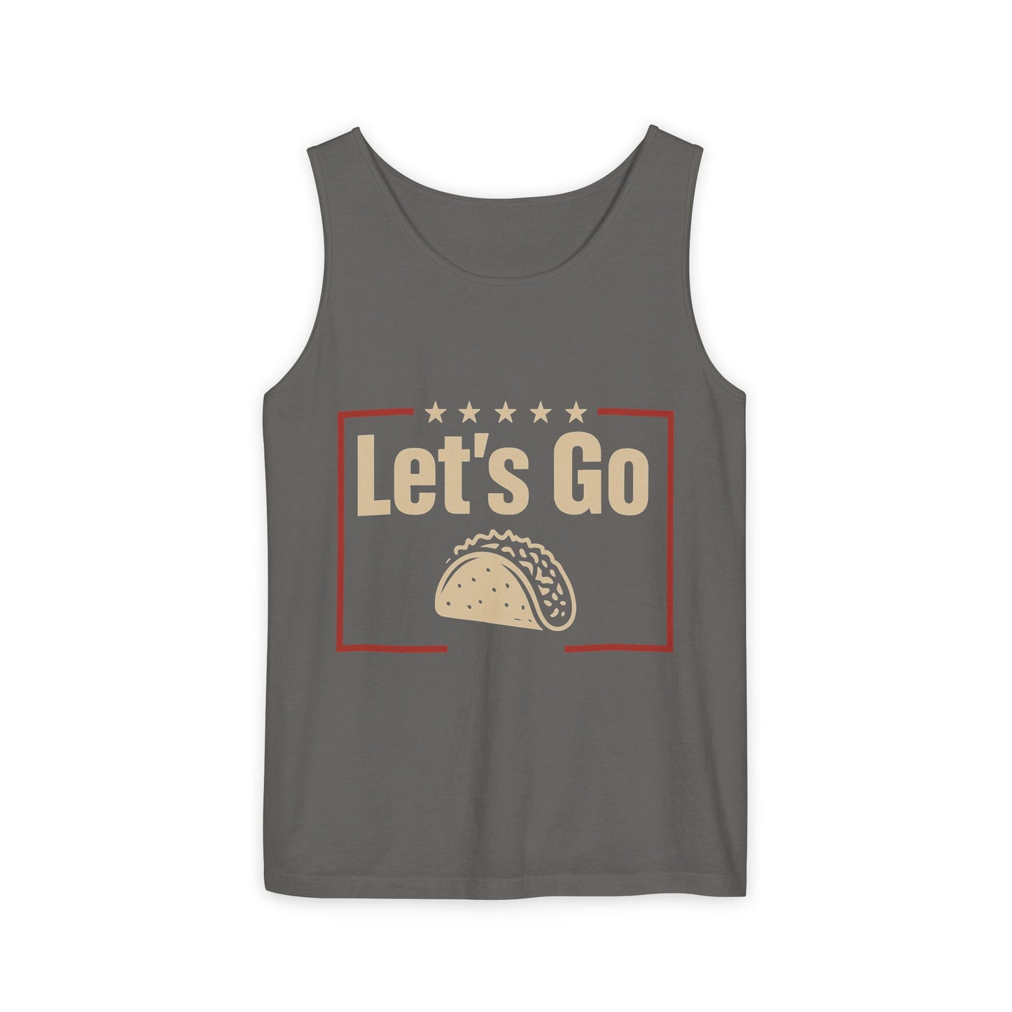 Let's Go Taco Unisex Tank Top | Summer Vibes, Casual Wear, Gift for Food Lovers, Taco Night, outdoor activities