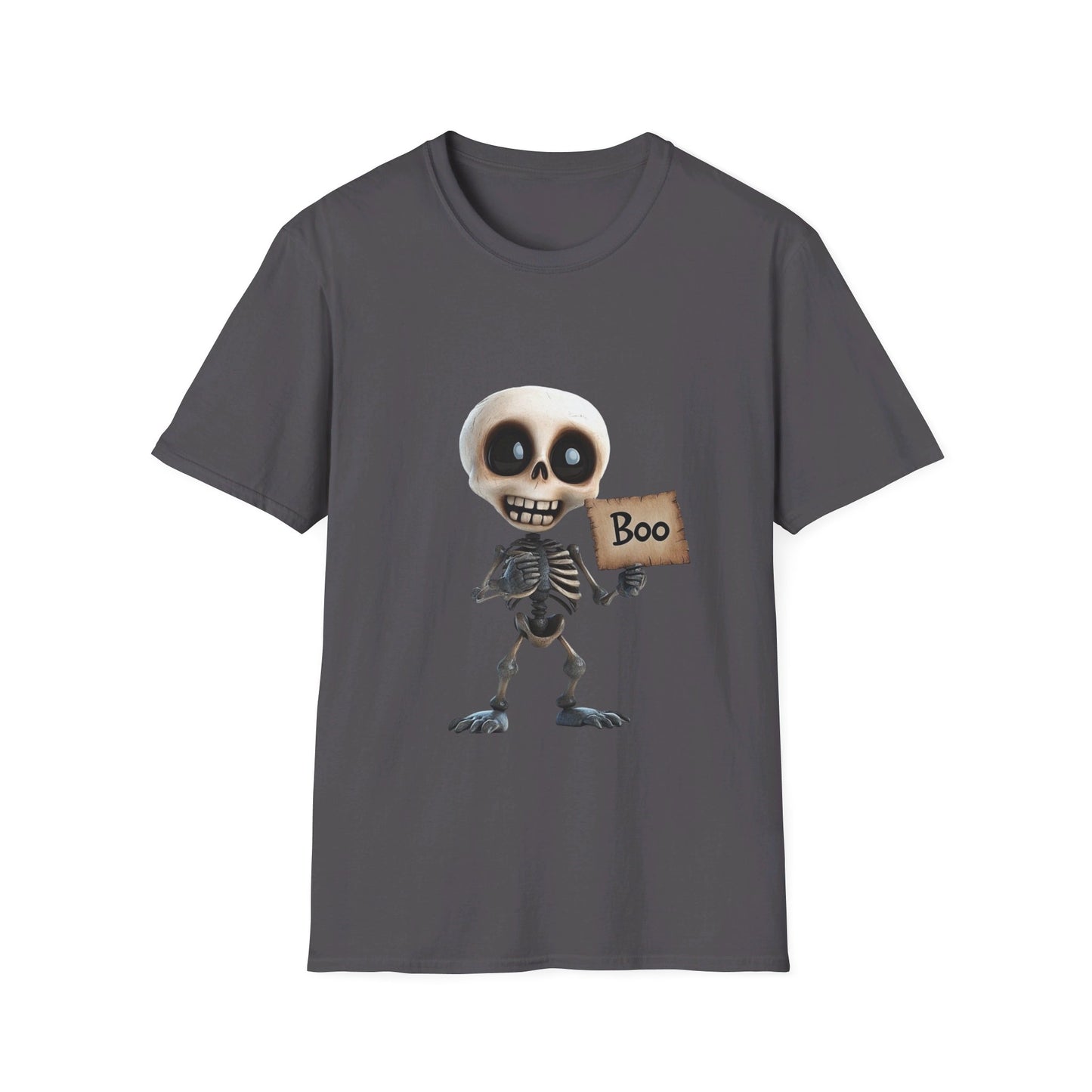 Skeleton Boo shirt - Unisex Softstyle T-Shirt