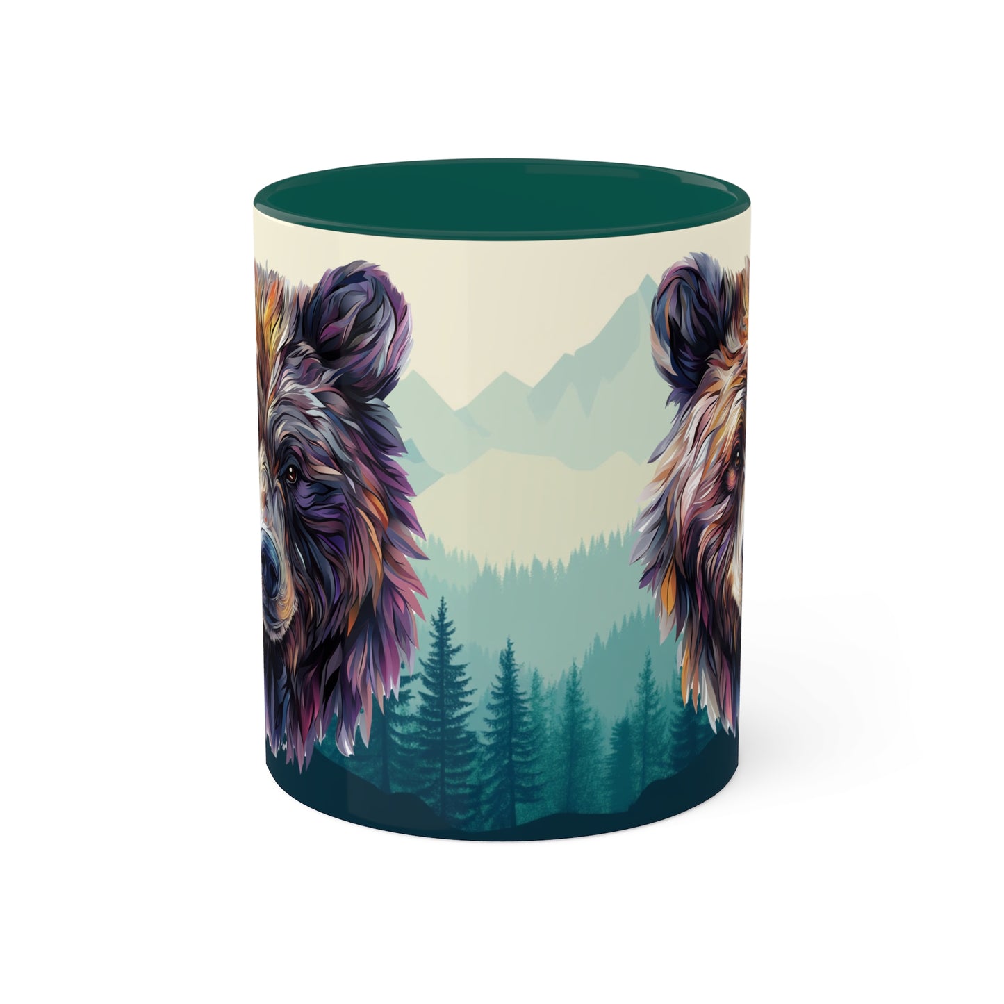 Artistic Bear - Colorful Mugs, 11oz