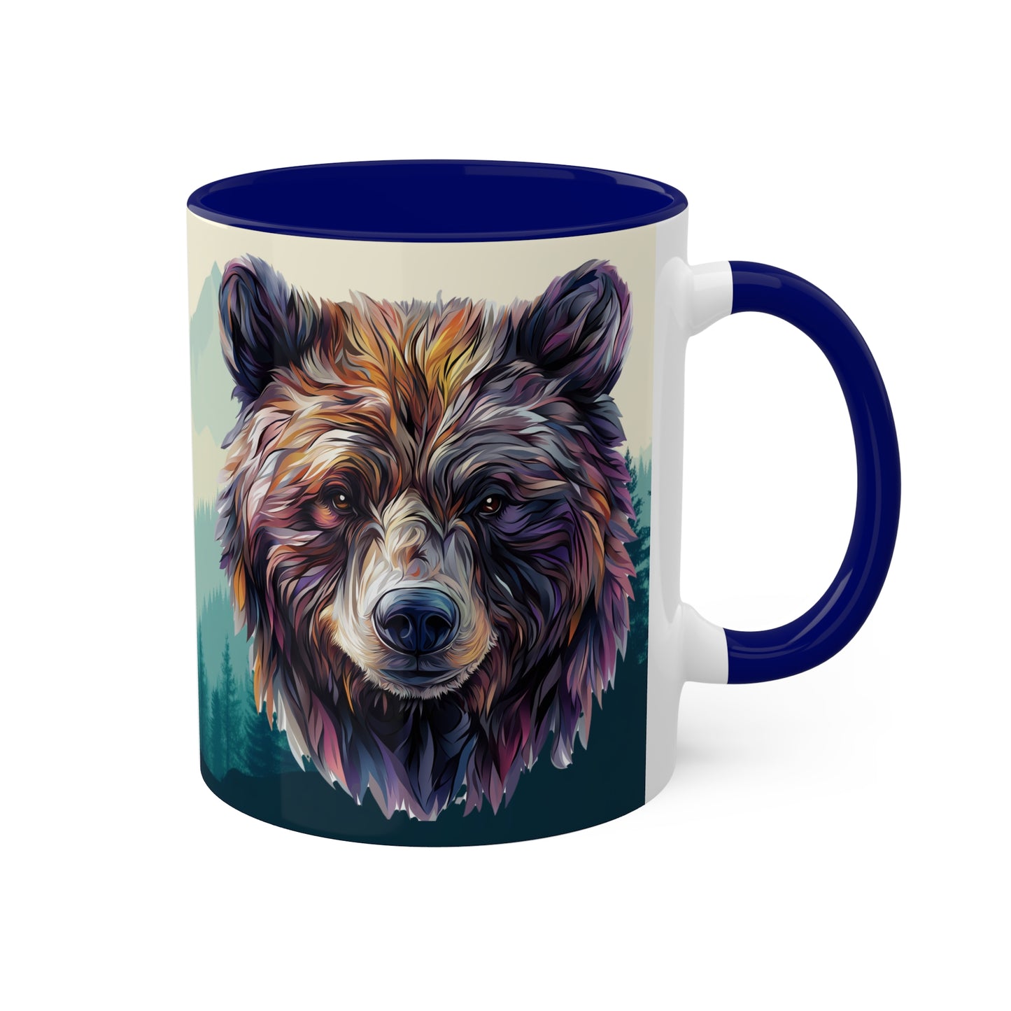 Artistic Bear - Colorful Mugs, 11oz