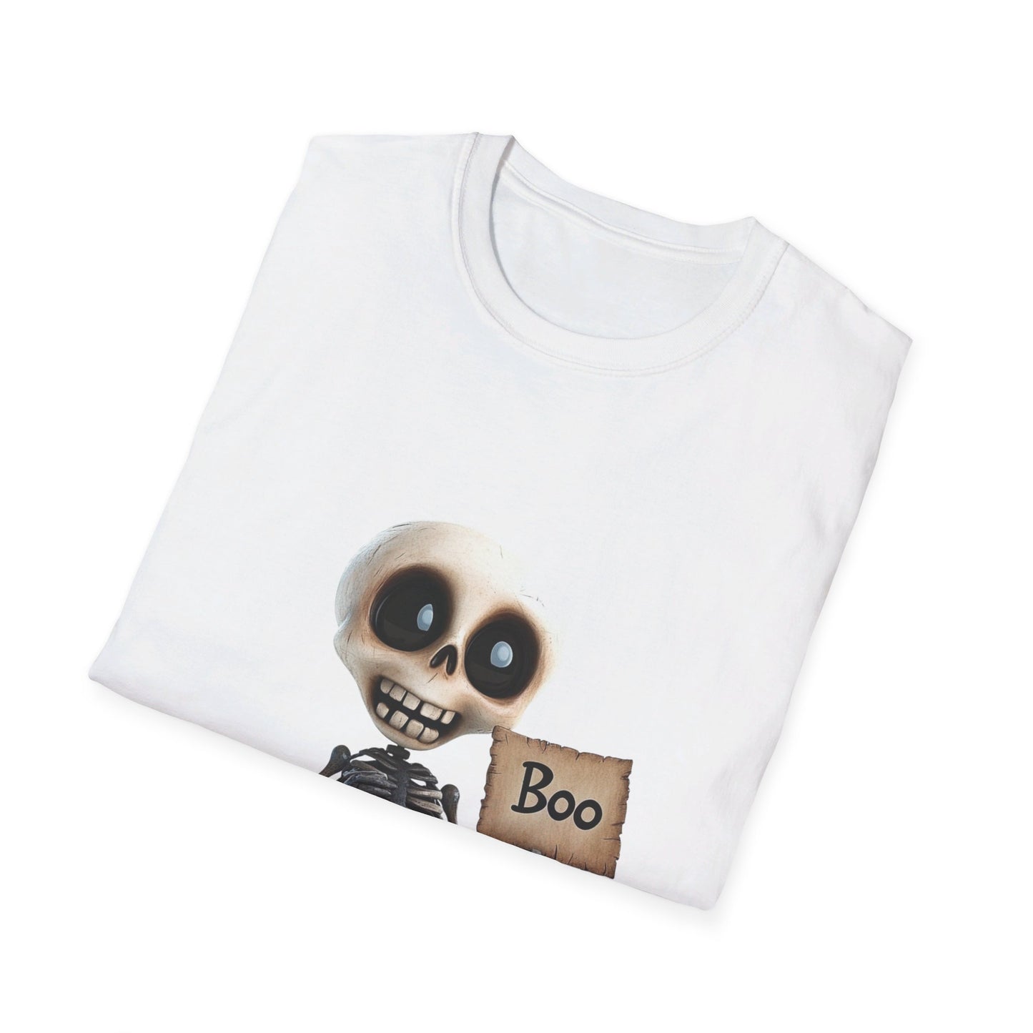 Skeleton Boo shirt - Unisex Softstyle T-Shirt