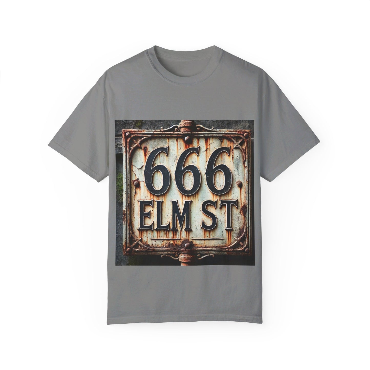 666 Elm St - Unisex Garment-Dyed T-shirt
