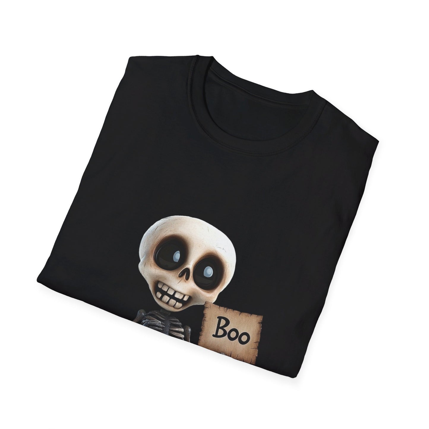 Skeleton Boo shirt - Unisex Softstyle T-Shirt