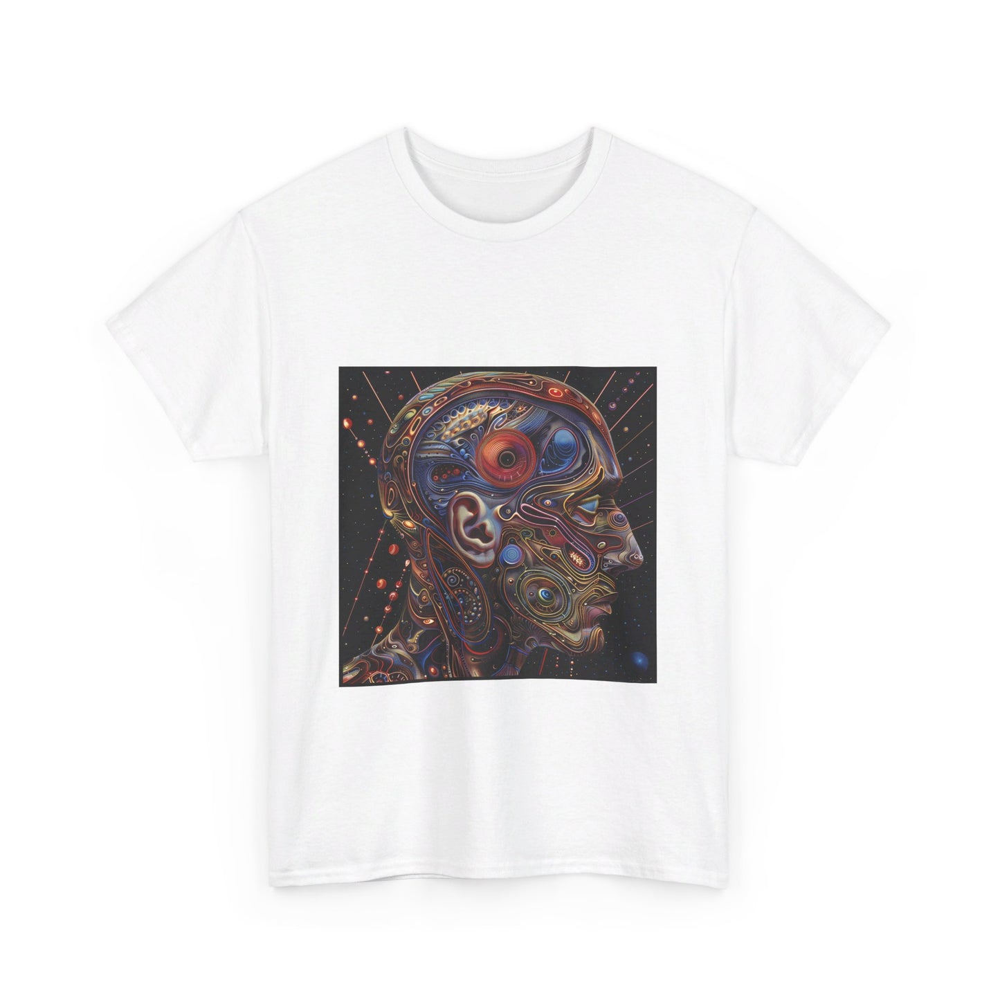 Fractal face - Unisex Heavy Cotton Tee