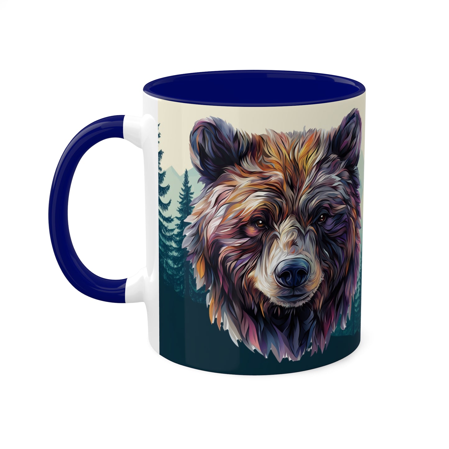 Artistic Bear - Colorful Mugs, 11oz