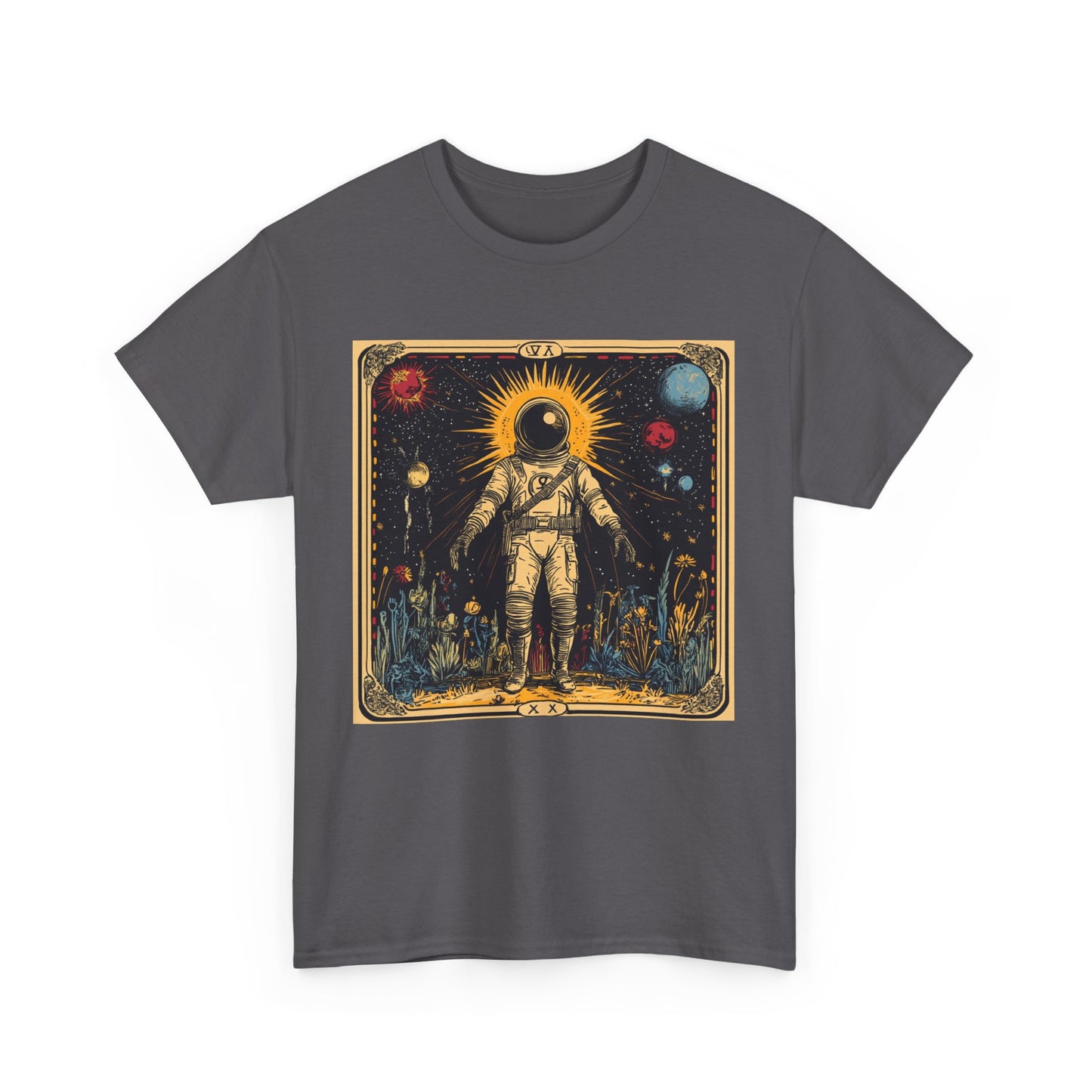 Spaceman Tarot - Unisex Heavy Cotton Tee