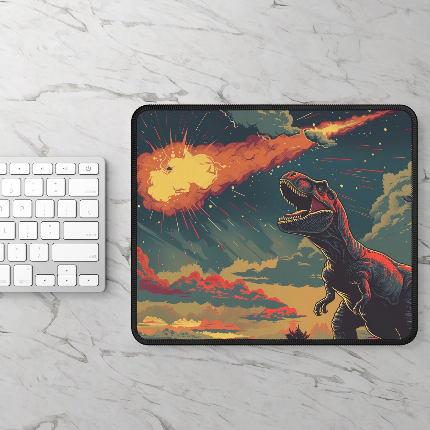 Dino Asteroid - Gaming Mouse Pad