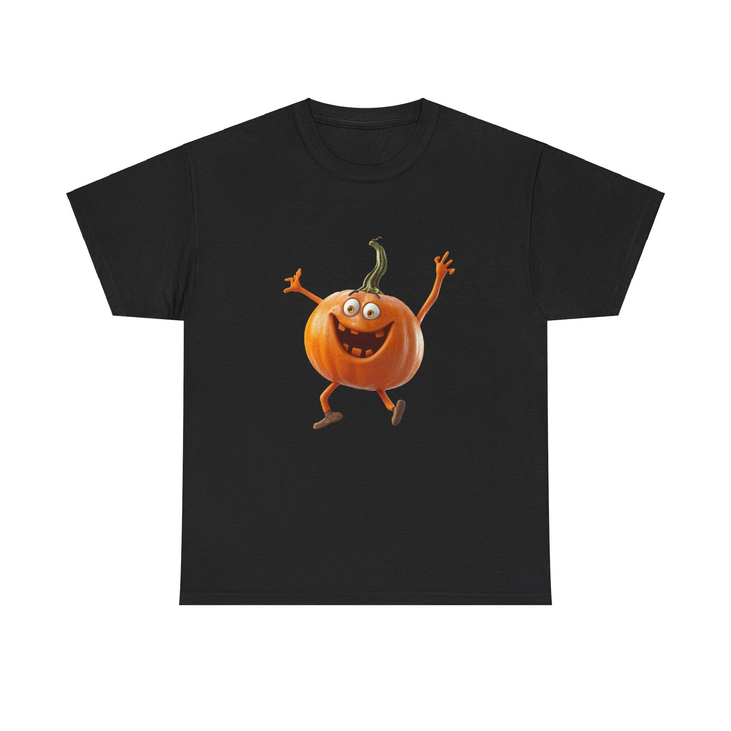 Dancing Pumpkin Halloween - Unisex Heavy Cotton Tee