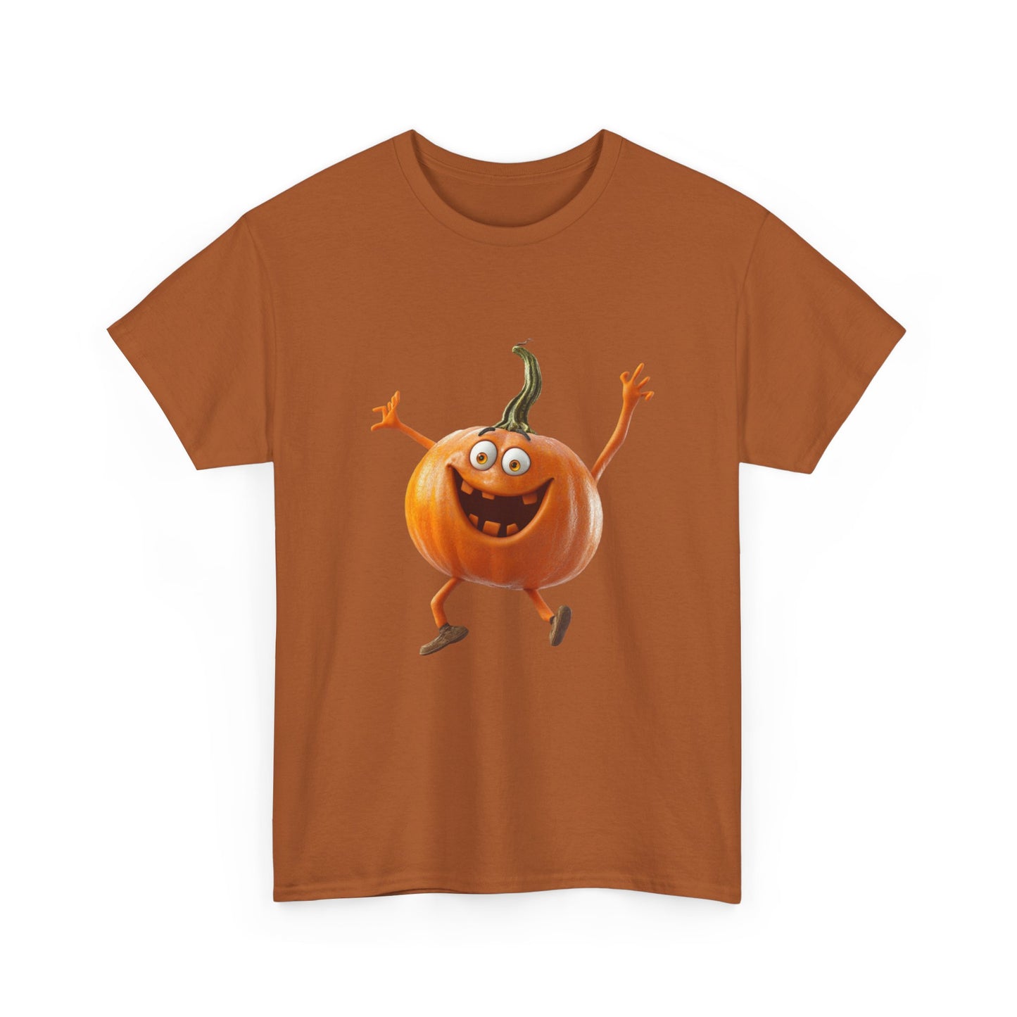 Dancing Pumpkin Halloween - Unisex Heavy Cotton Tee