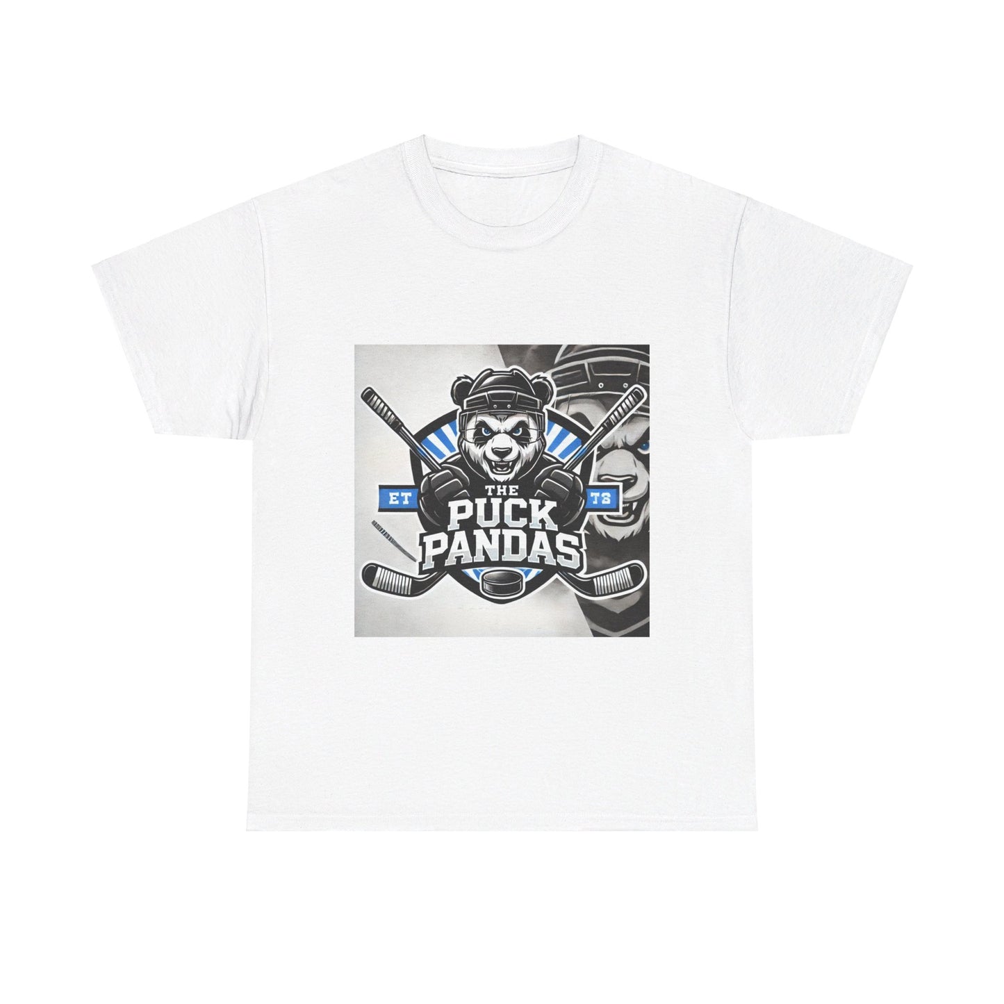 Puck Pandas hockey club - Unisex Heavy Cotton Tee