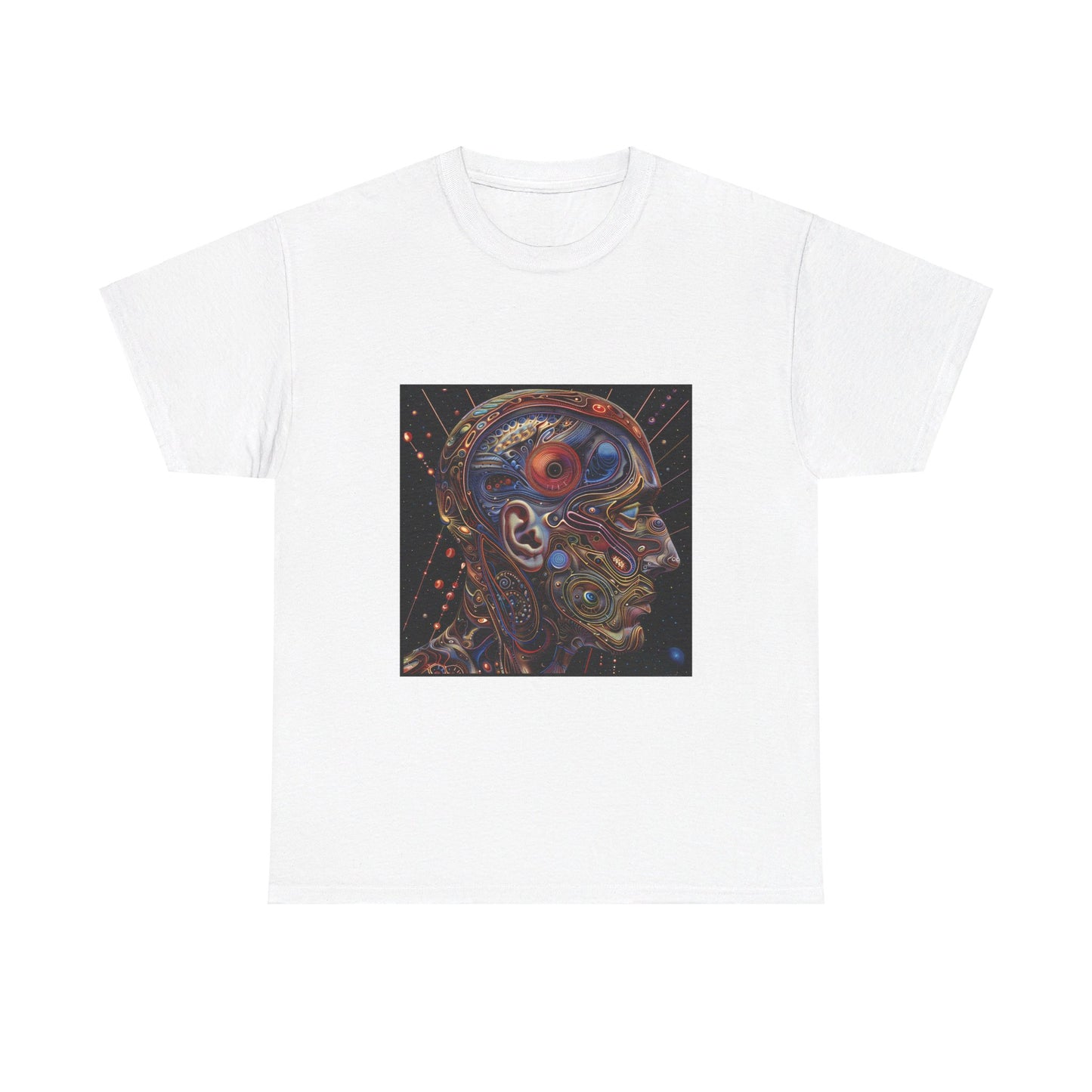 Fractal face - Unisex Heavy Cotton Tee