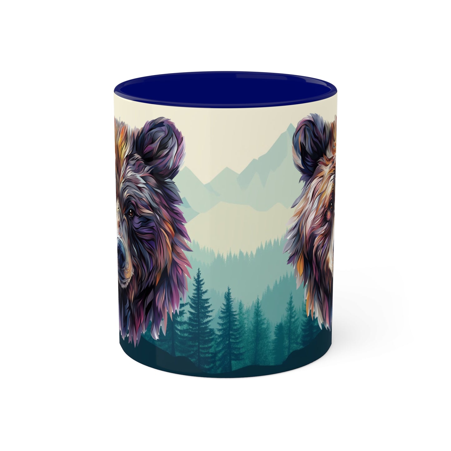 Artistic Bear - Colorful Mugs, 11oz