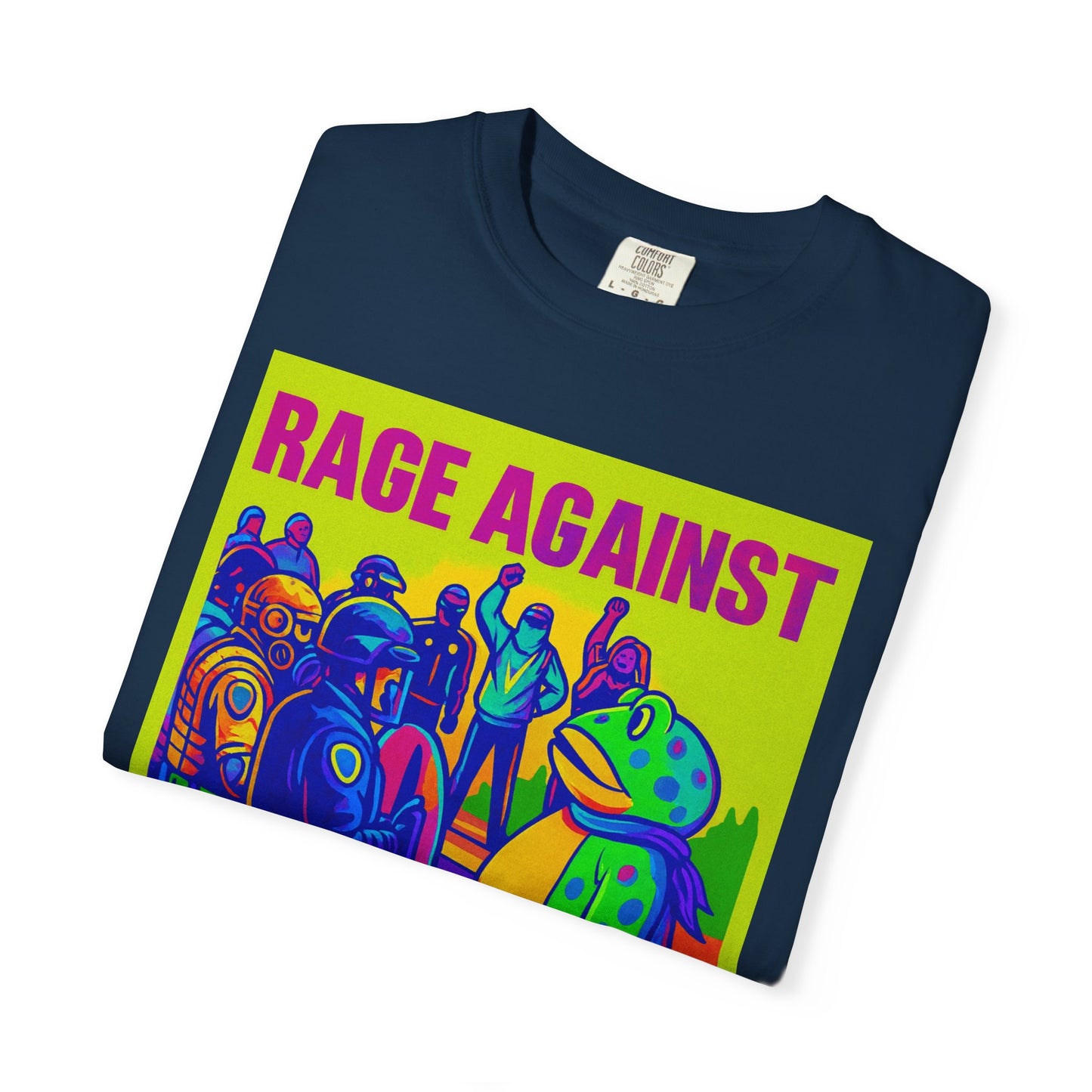 Funny Frog Rage! Unisex T-shirt - Portland Oregon Ice Agents Rage Against The Machine