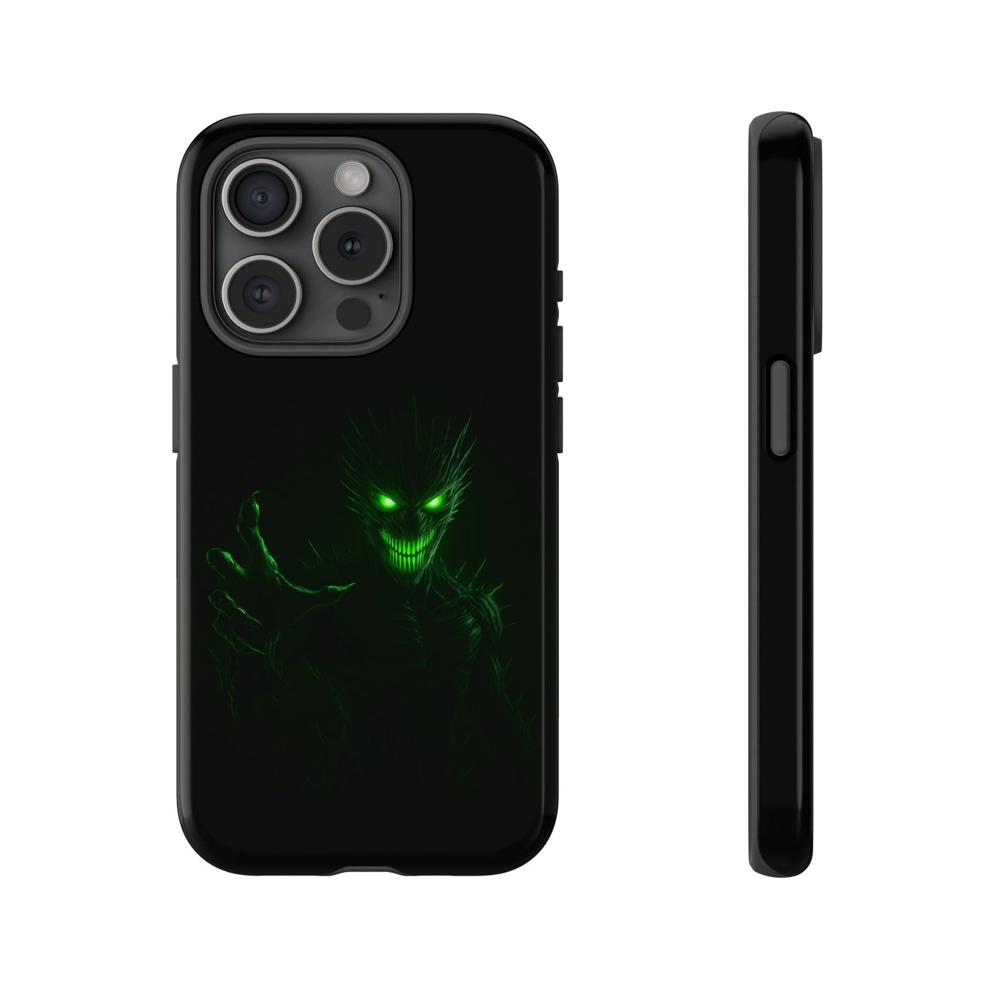 Phone Case - Spooky Green Glow Devil