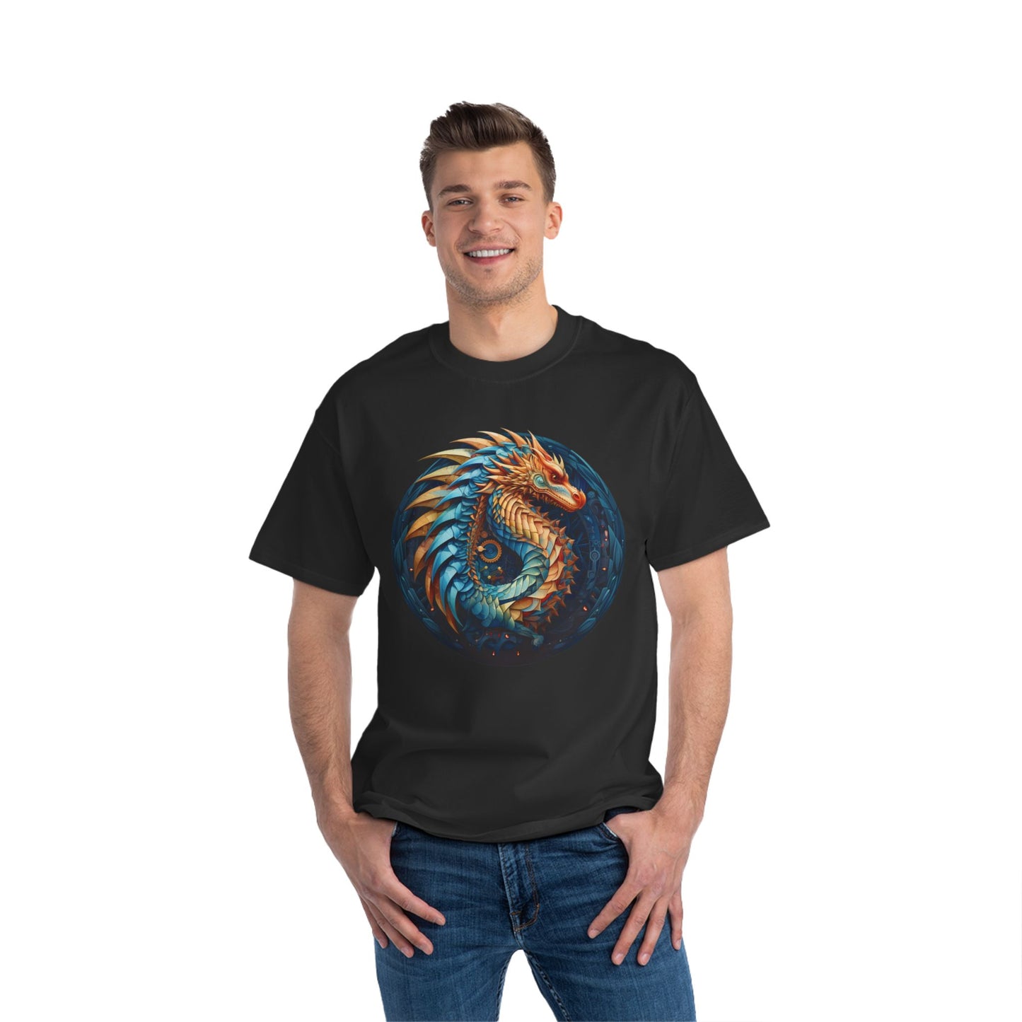 Spiral Dragon - Beefy-T® Short-Sleeve T-Shirt
