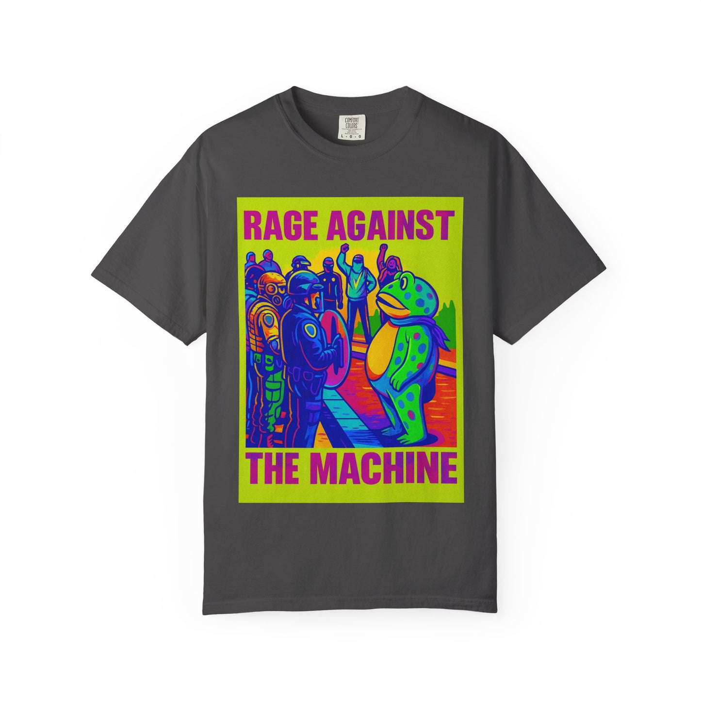 Funny Frog Rage! Unisex T-shirt - Portland Oregon Ice Agents Rage Against The Machine