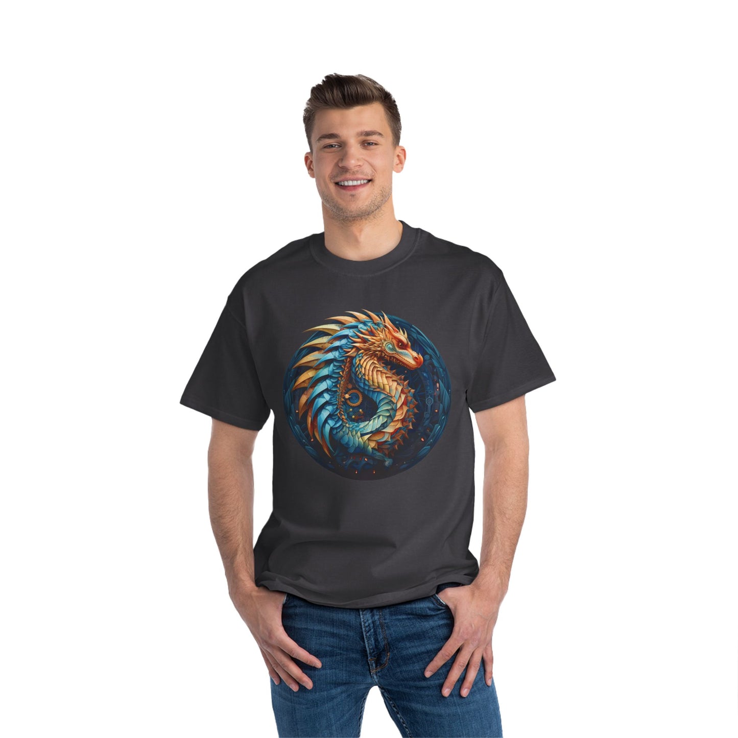 Spiral Dragon - Beefy-T® Short-Sleeve T-Shirt