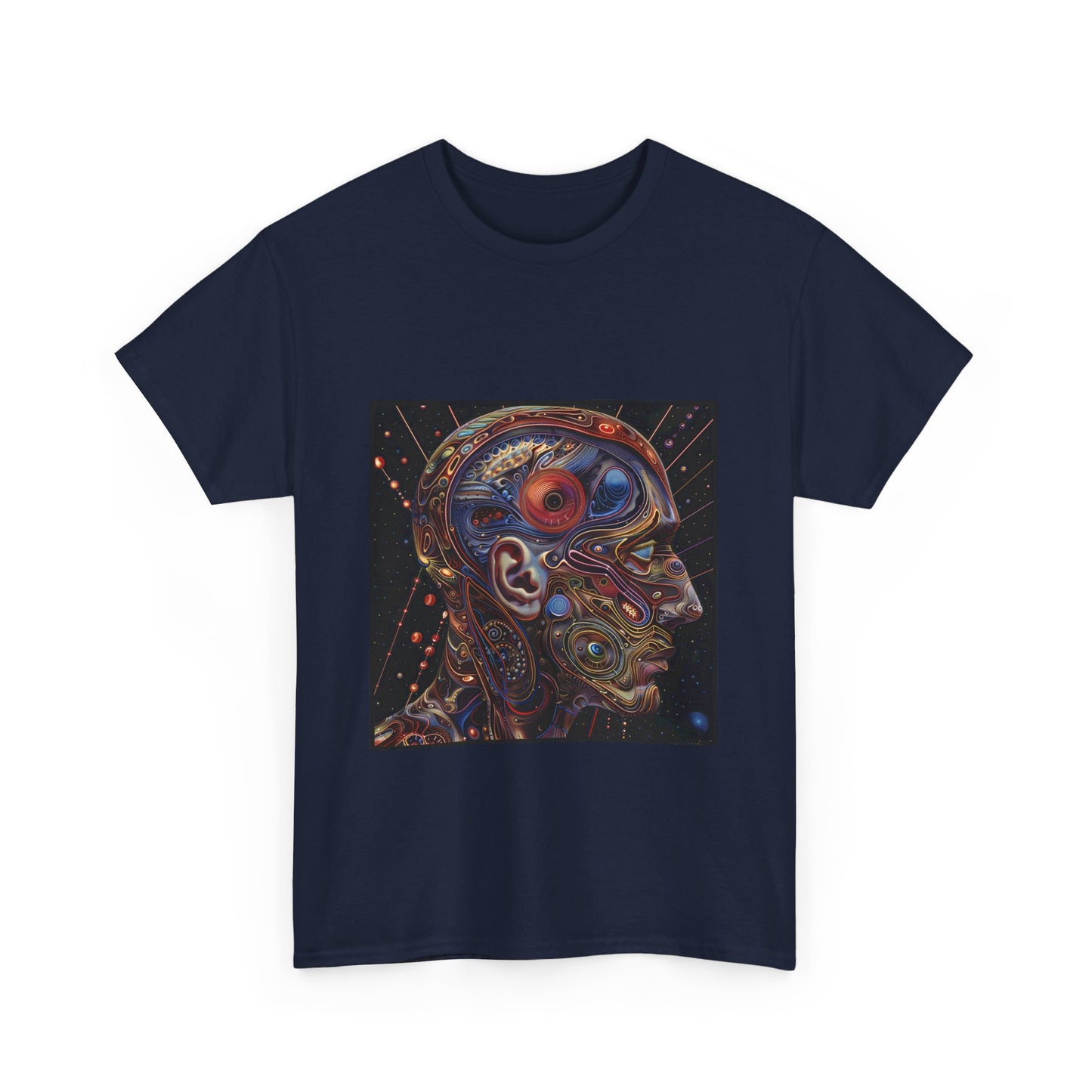Fractal face - Unisex Heavy Cotton Tee