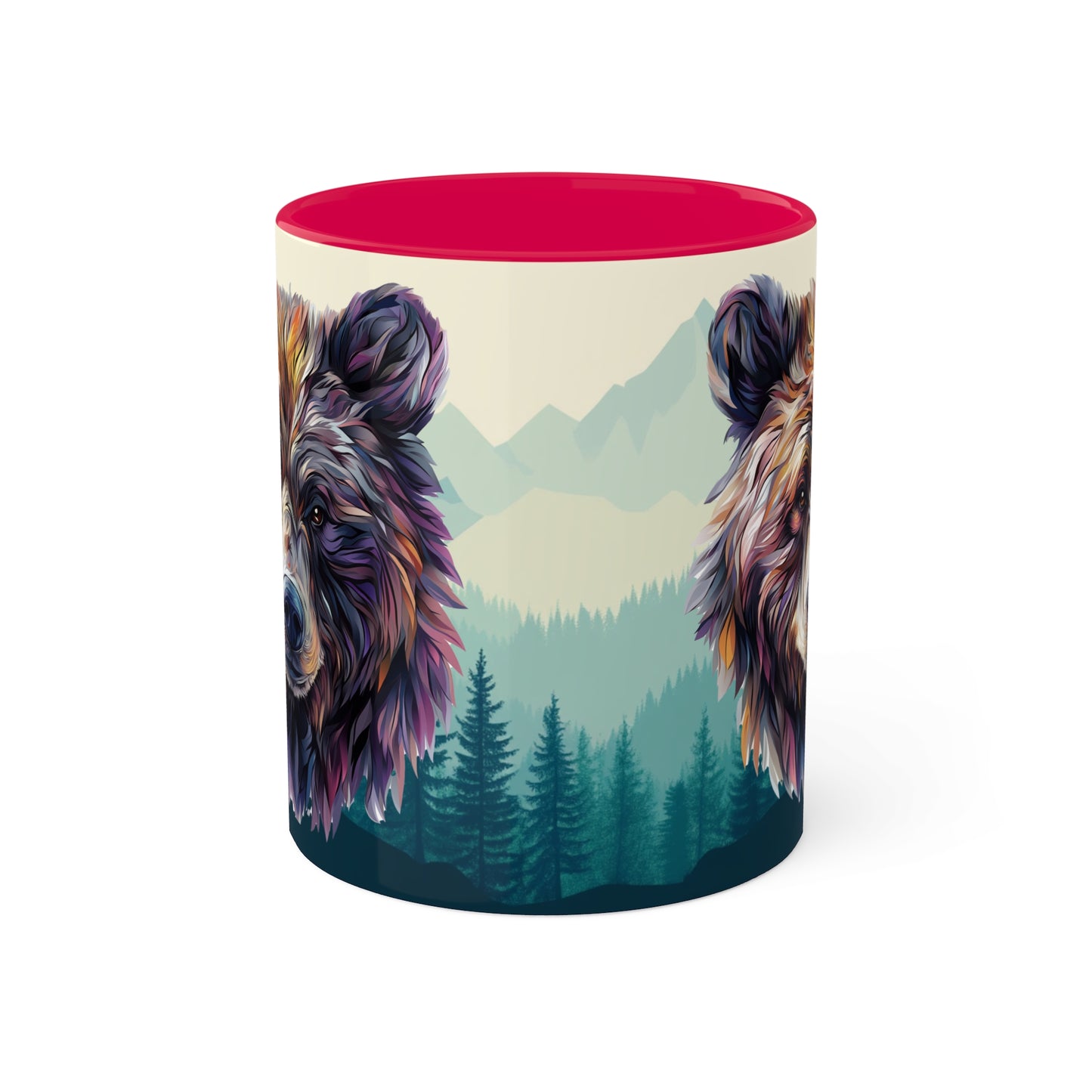 Artistic Bear - Colorful Mugs, 11oz