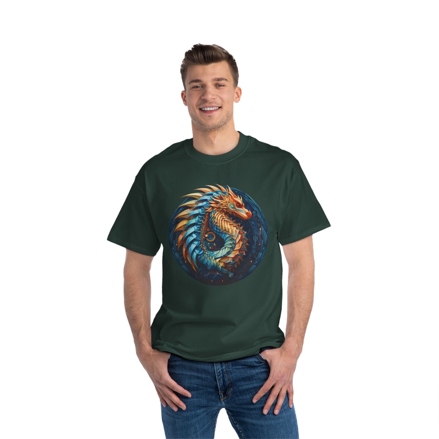 Spiral Dragon - Beefy-T® Short-Sleeve T-Shirt