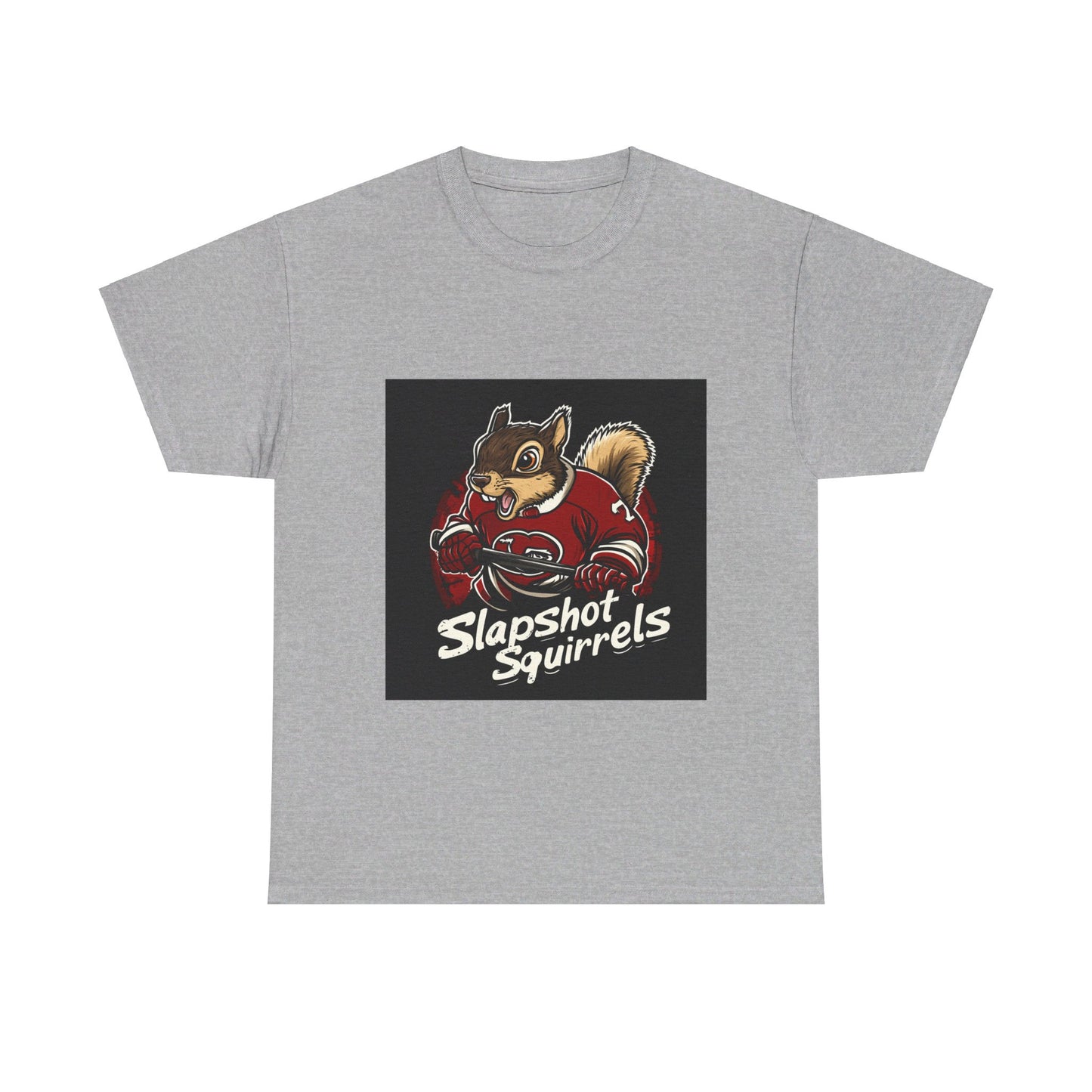 Slapshot Squirrels hockey - Unisex Heavy Cotton Tee