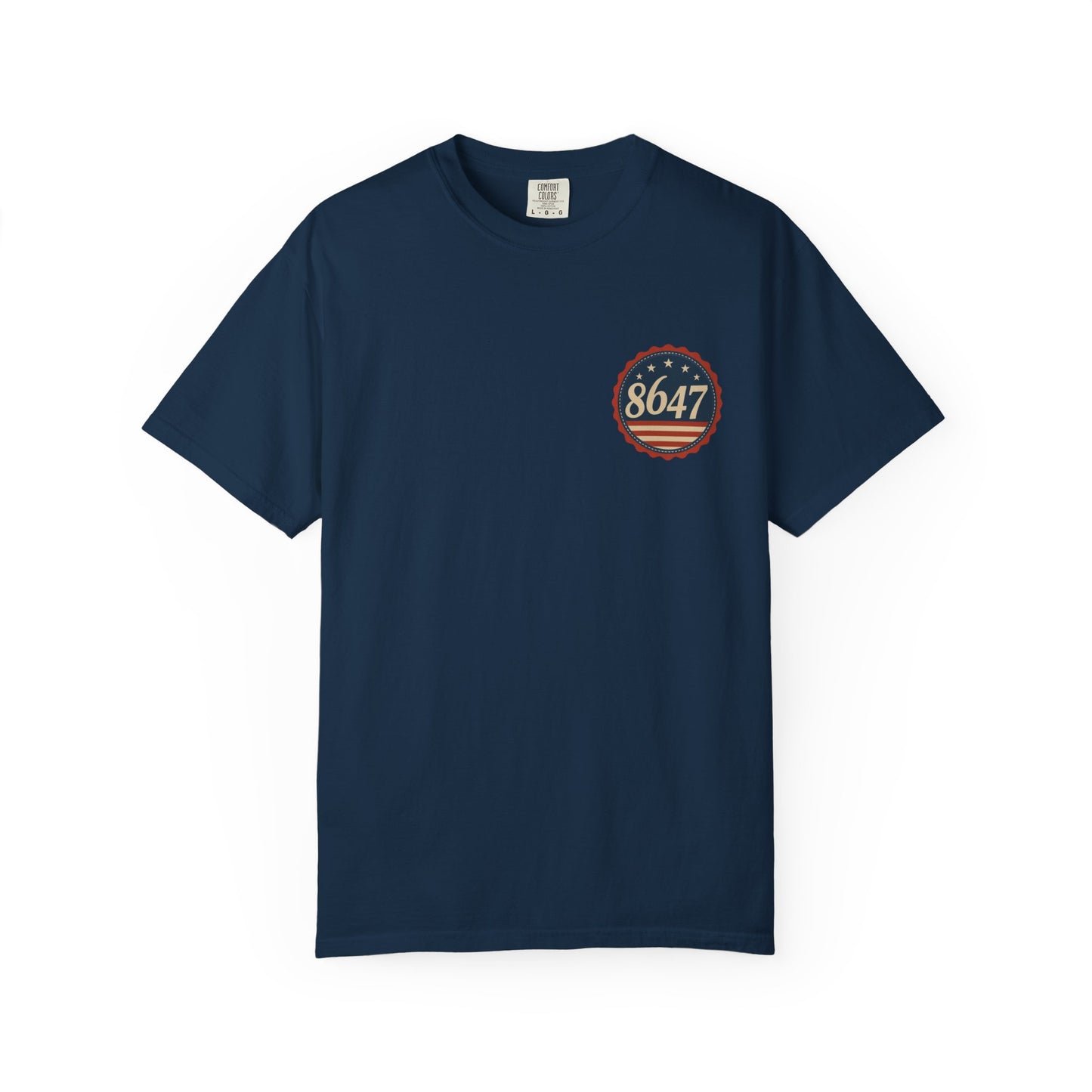 8647 DJT He's Gotta Go Unisex Garment-Dyed Tee