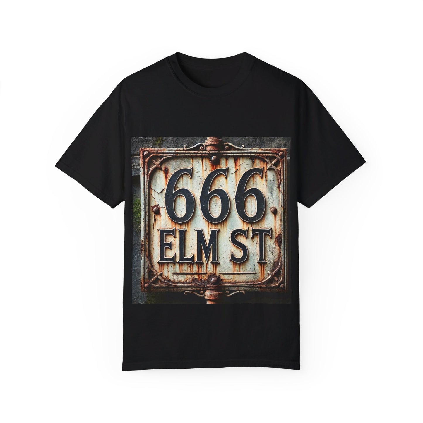 666 Elm St - Unisex Garment-Dyed T-shirt