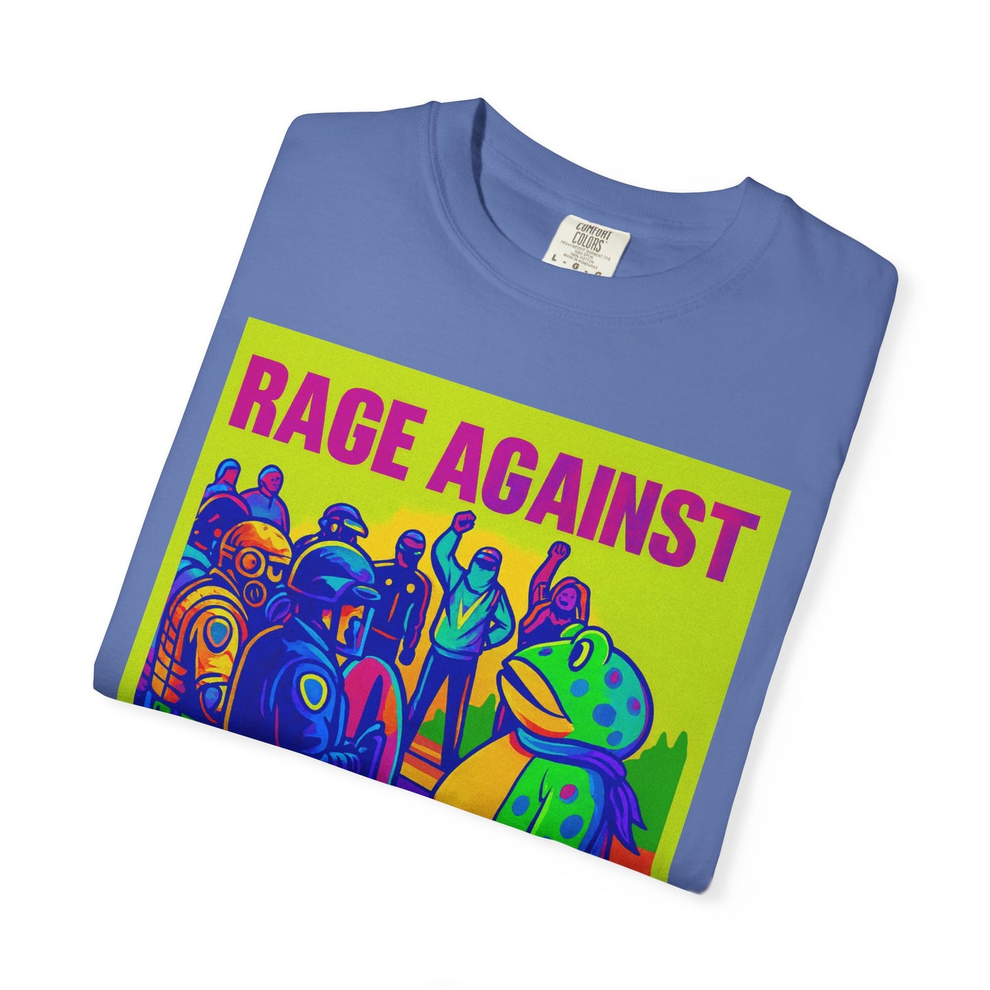 Funny Frog Rage! Unisex T-shirt - Portland Oregon Ice Agents Rage Against The Machine