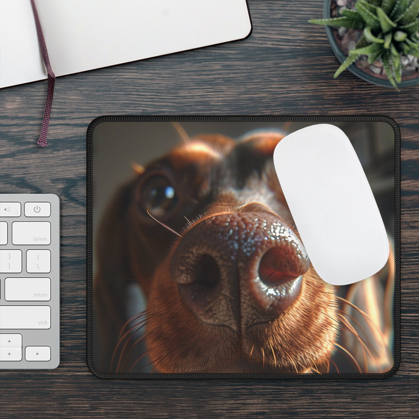 Puppy nose - Gaming Mouse Pad