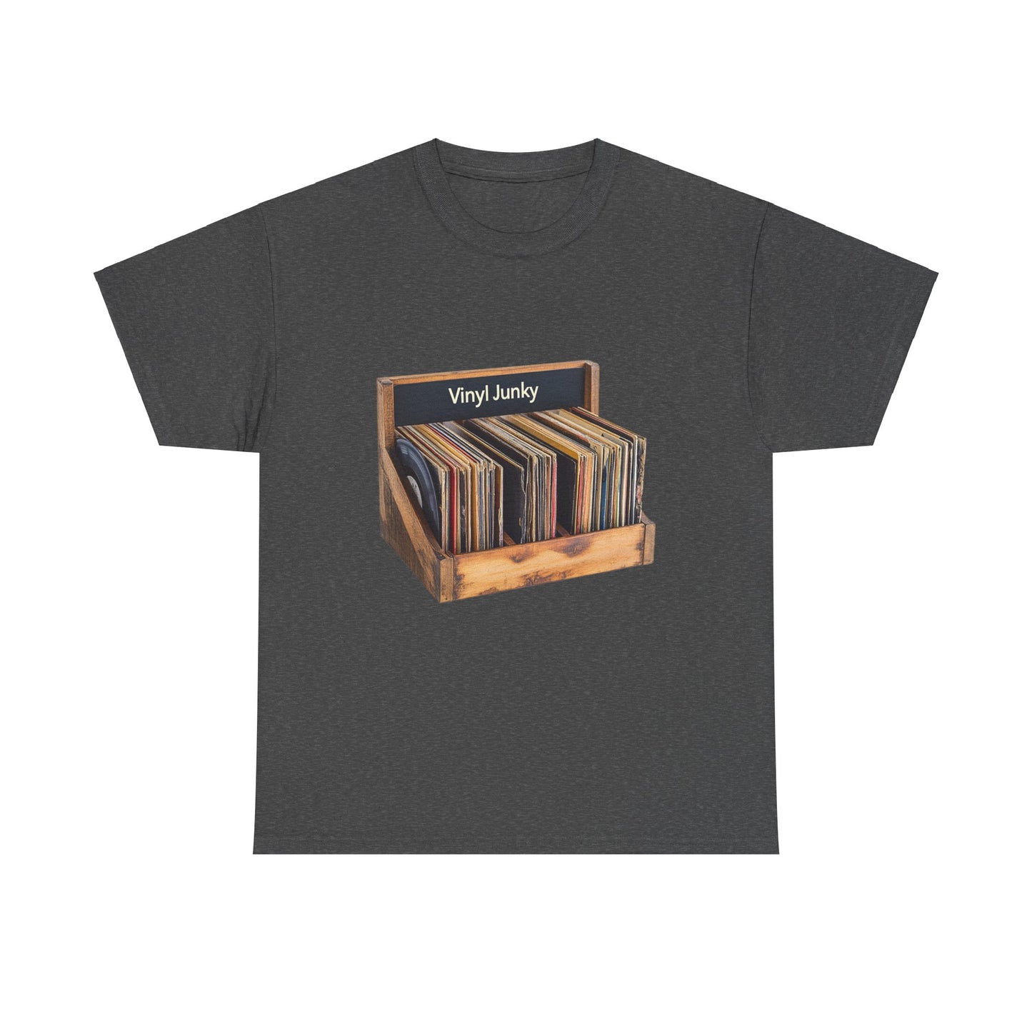 Vinyl Junky - Unisex Heavy Cotton Tee