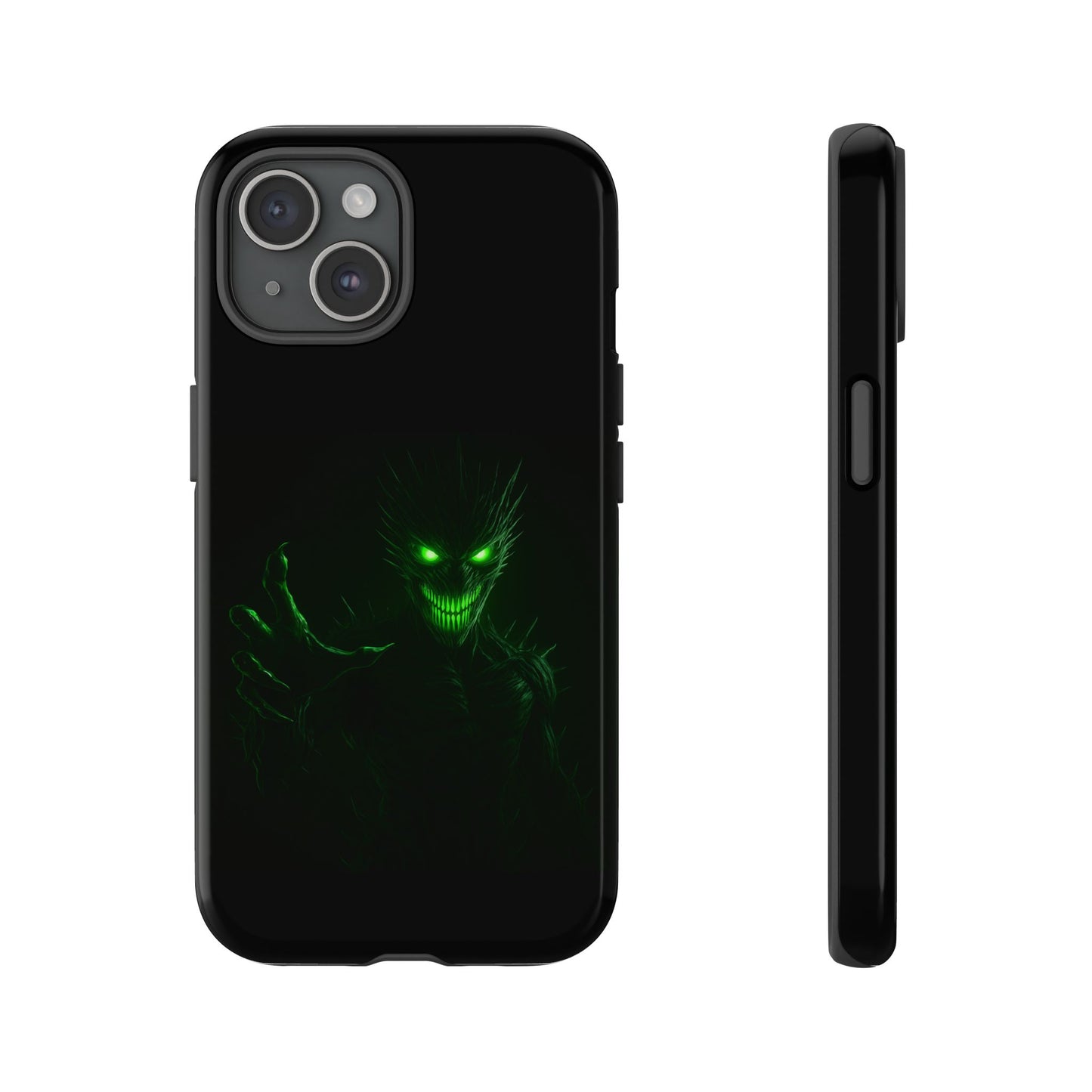 Phone Case - Spooky Green Glow Devil