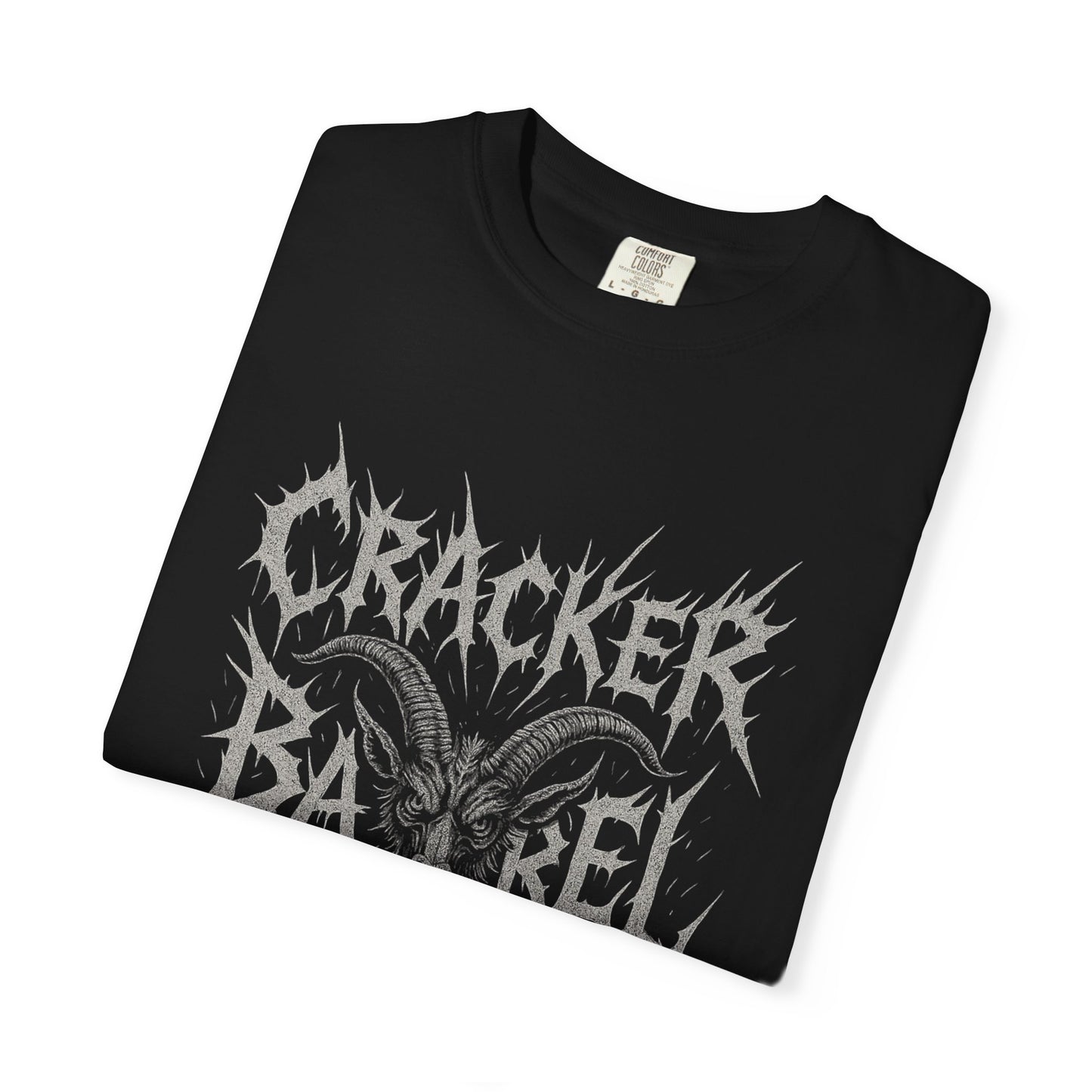 Gothic Graphic cracker barrel T-Shirt, Alternative Apparel, Unisex Band Tee, Cracker Barrel Design, Edgy Fashion Top