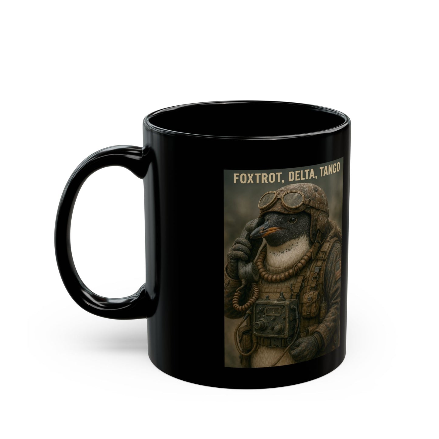 Mug - Funny Trump Penguin Foxtrot Delta Tango Design