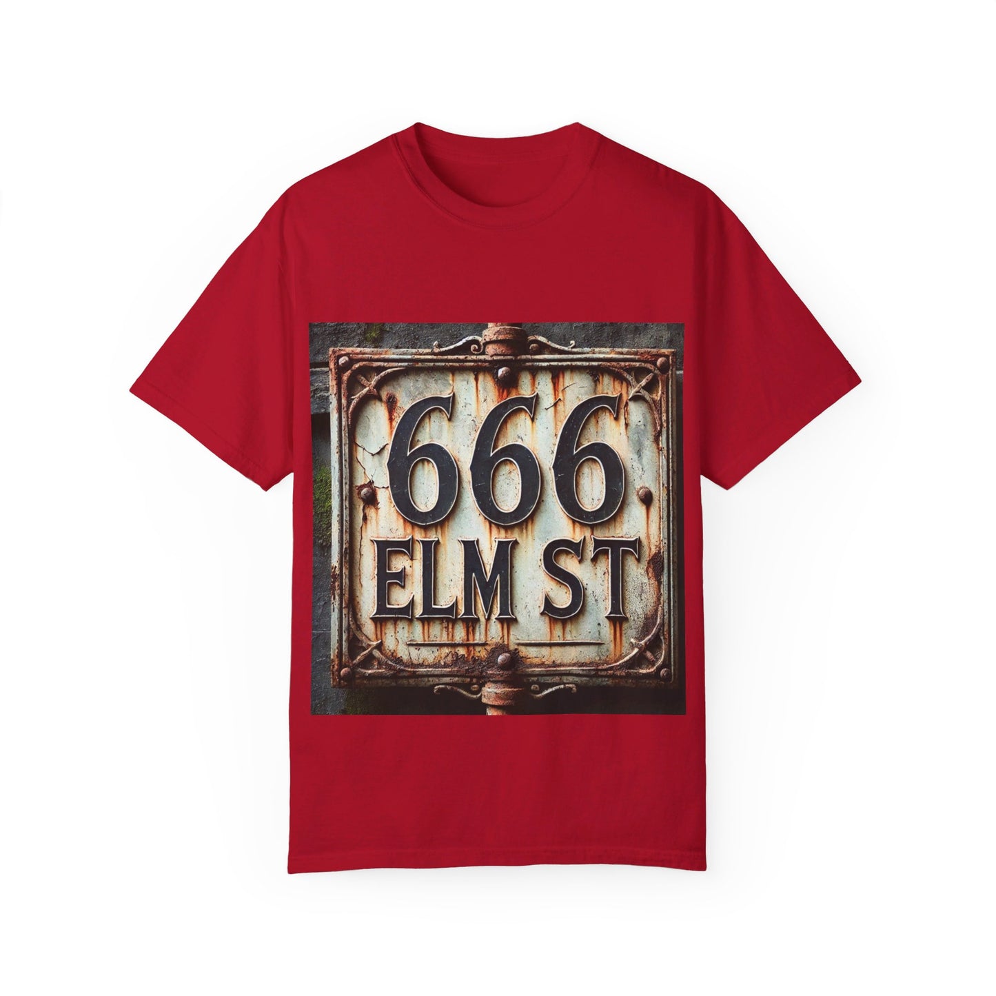 666 Elm St - Unisex Garment-Dyed T-shirt