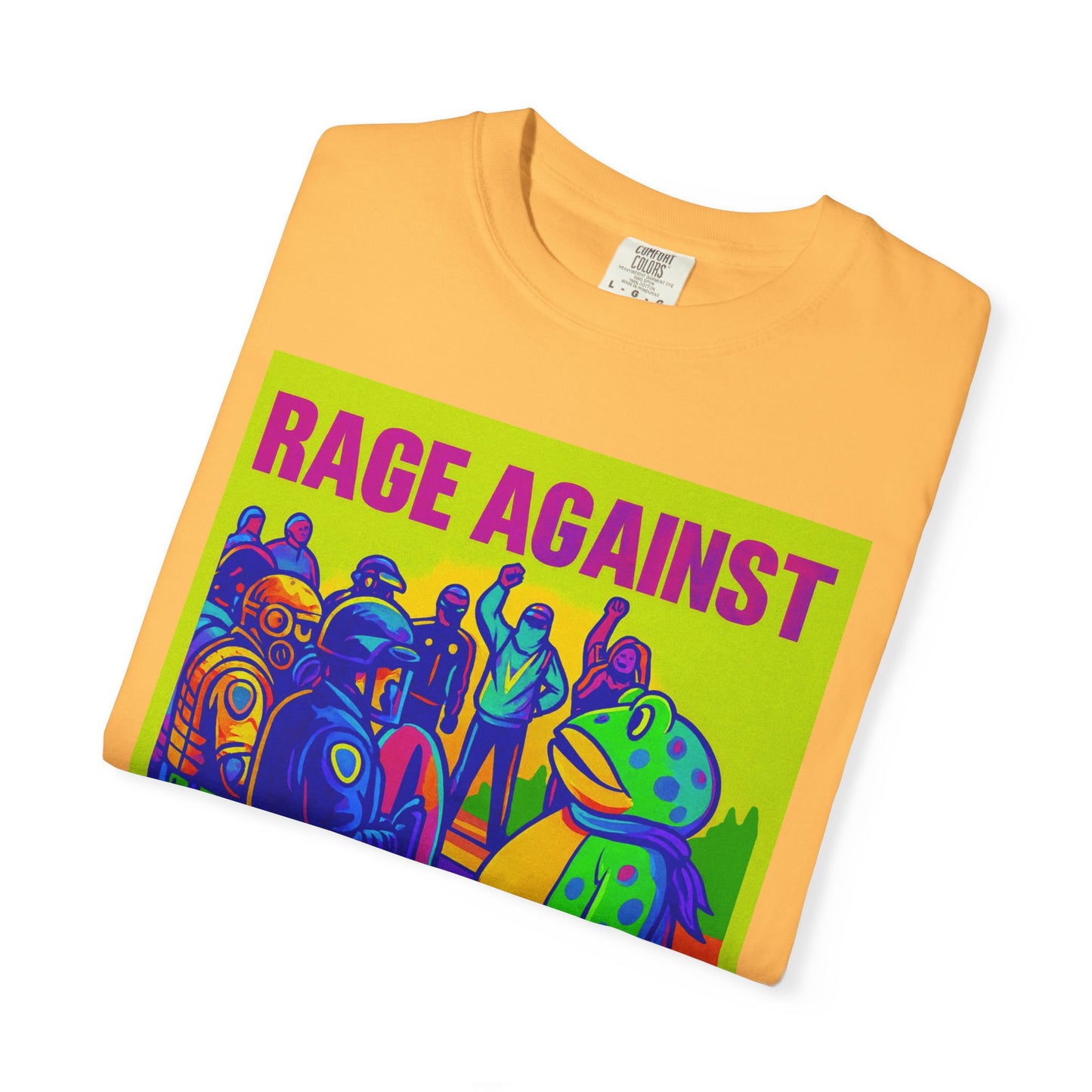 Funny Frog Rage! Unisex T-shirt - Portland Oregon Ice Agents Rage Against The Machine