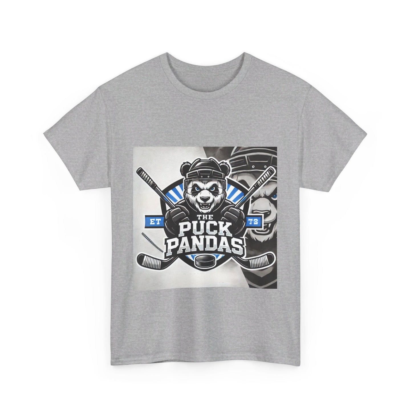 Puck Pandas hockey club - Unisex Heavy Cotton Tee