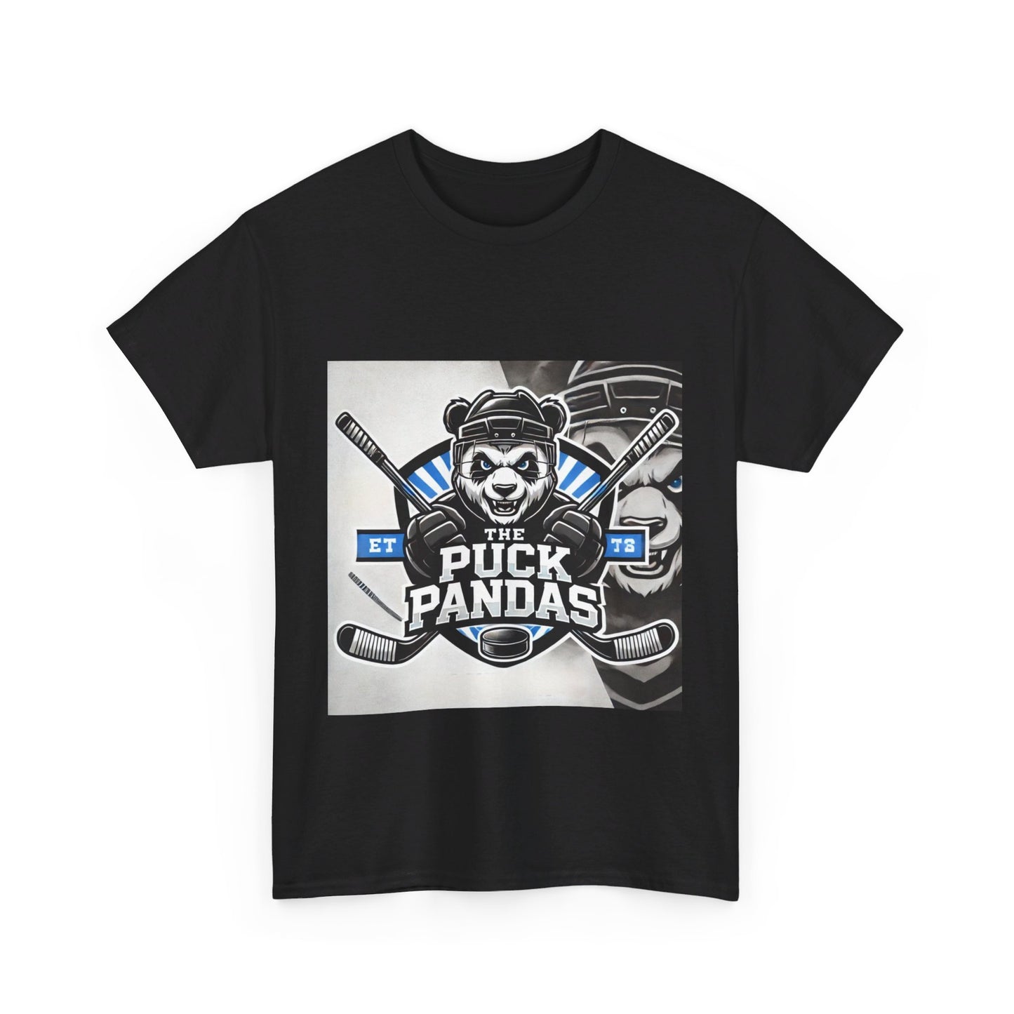 Puck Pandas hockey club - Unisex Heavy Cotton Tee