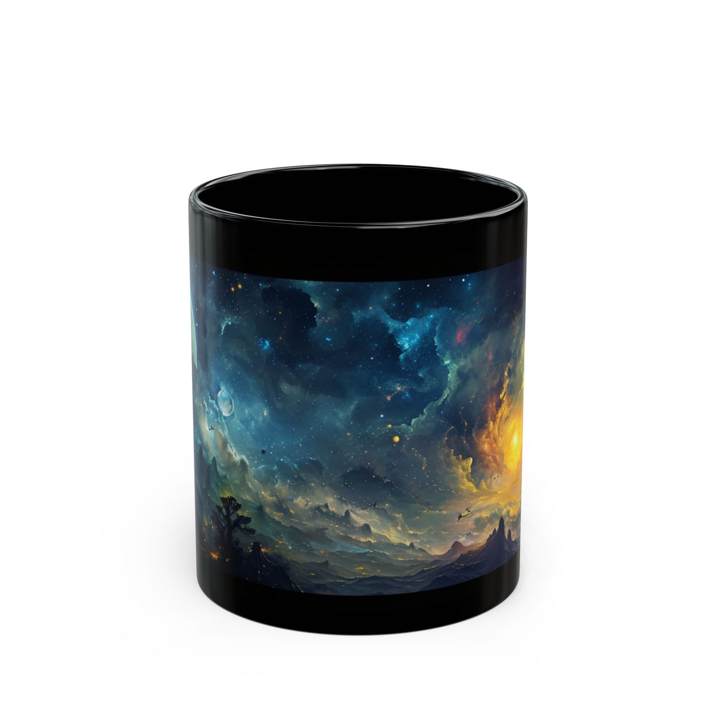 Star gazer - Black Mug (11oz, 15oz)