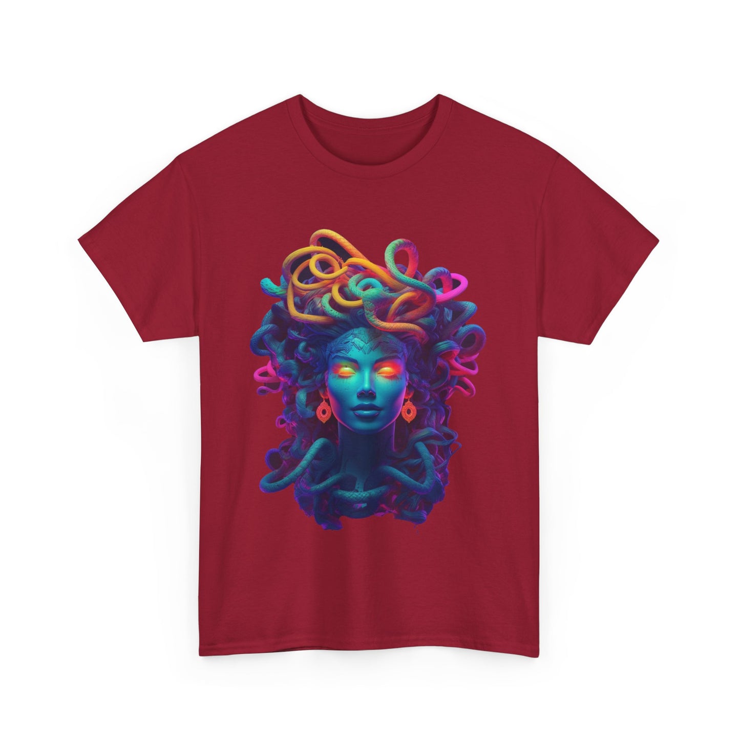 Neon Medusa - Unisex Heavy Cotton Tee