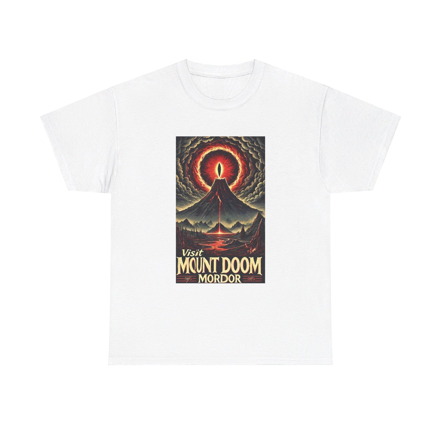 Visit Mount Doom Mordor - Unisex Heavy Cotton Tee