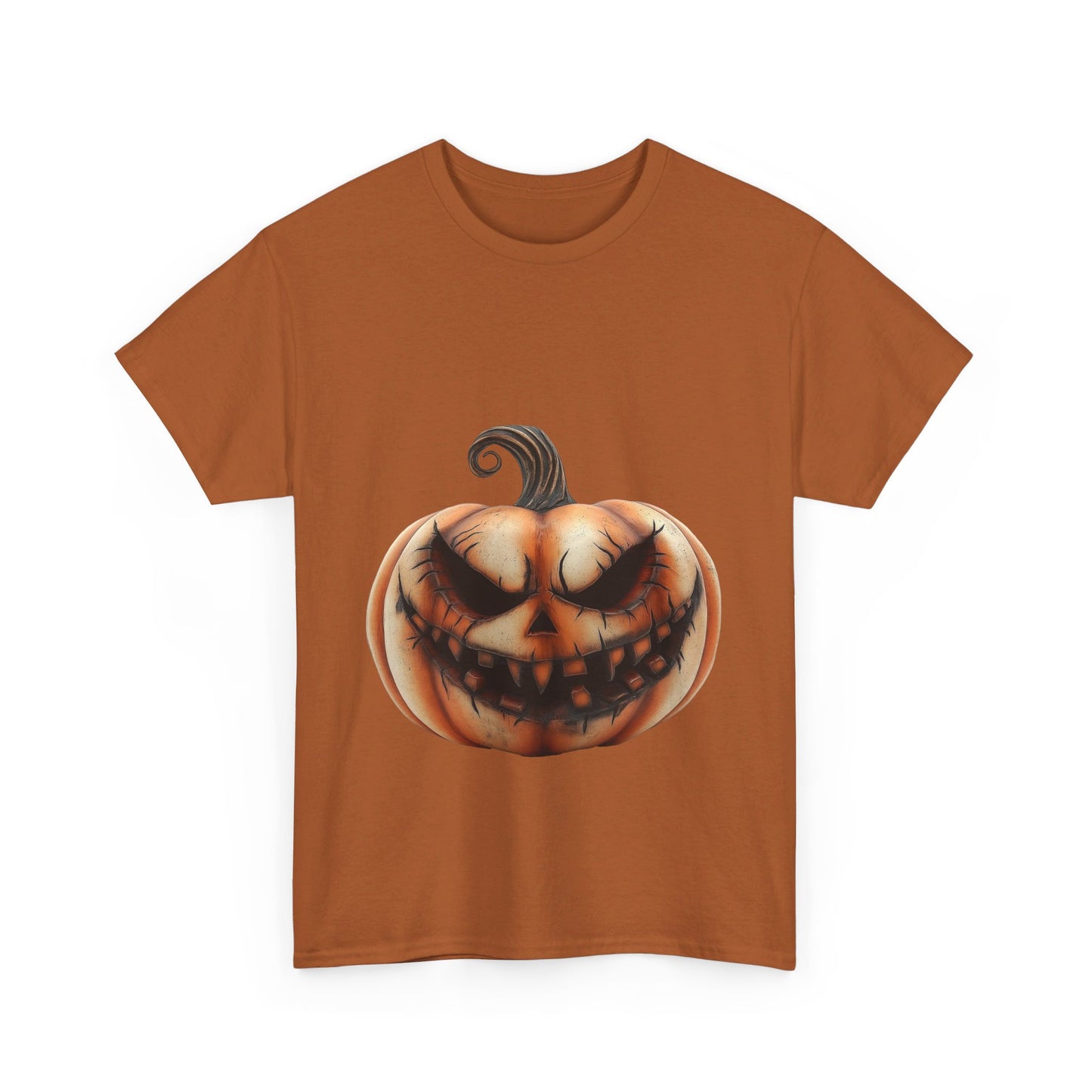 Jack-o-Lantern Halloween toned scary - Unisex Heavy Cotton Tee