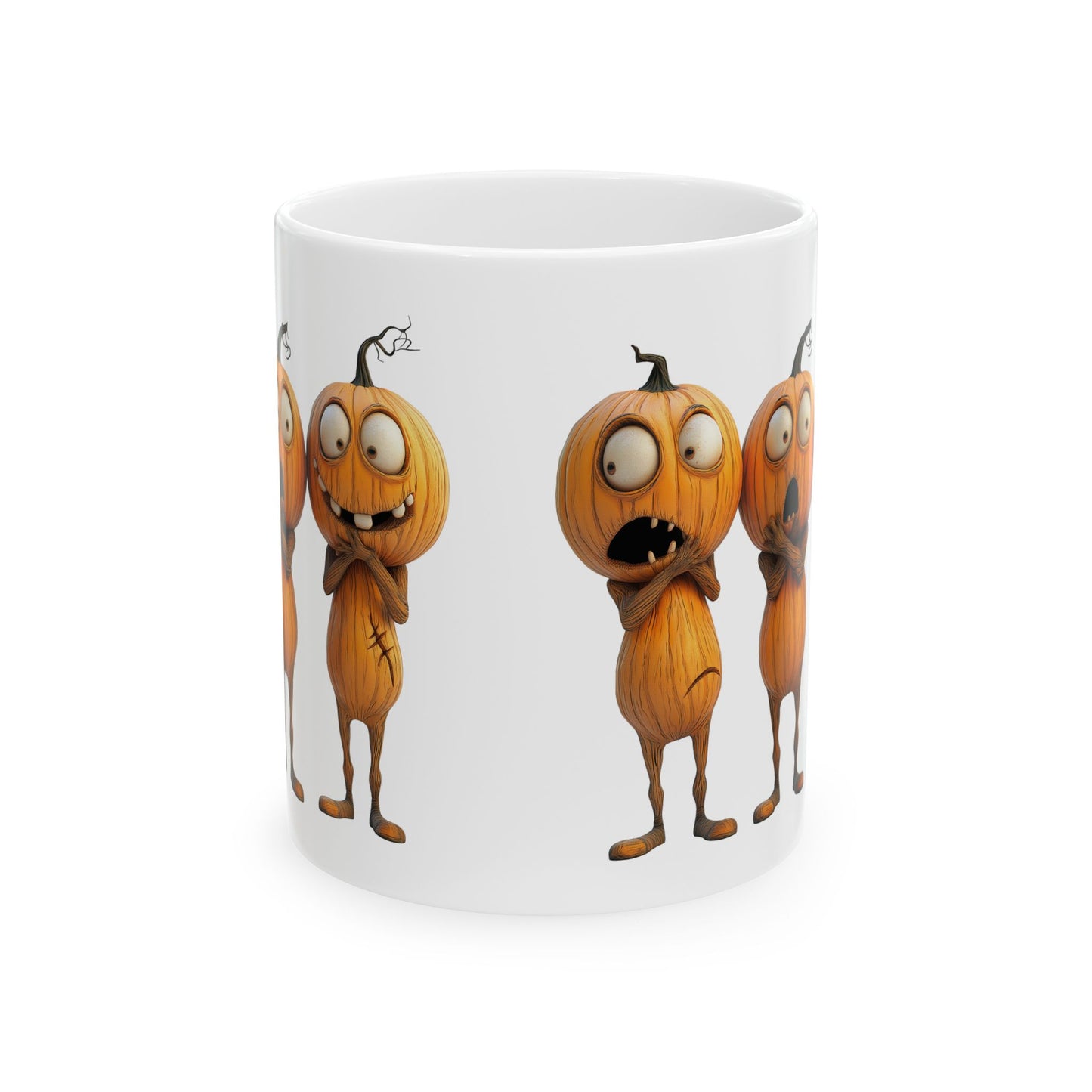 Pumpkin Heads - Ceramic Mug, (11oz, 15oz)
