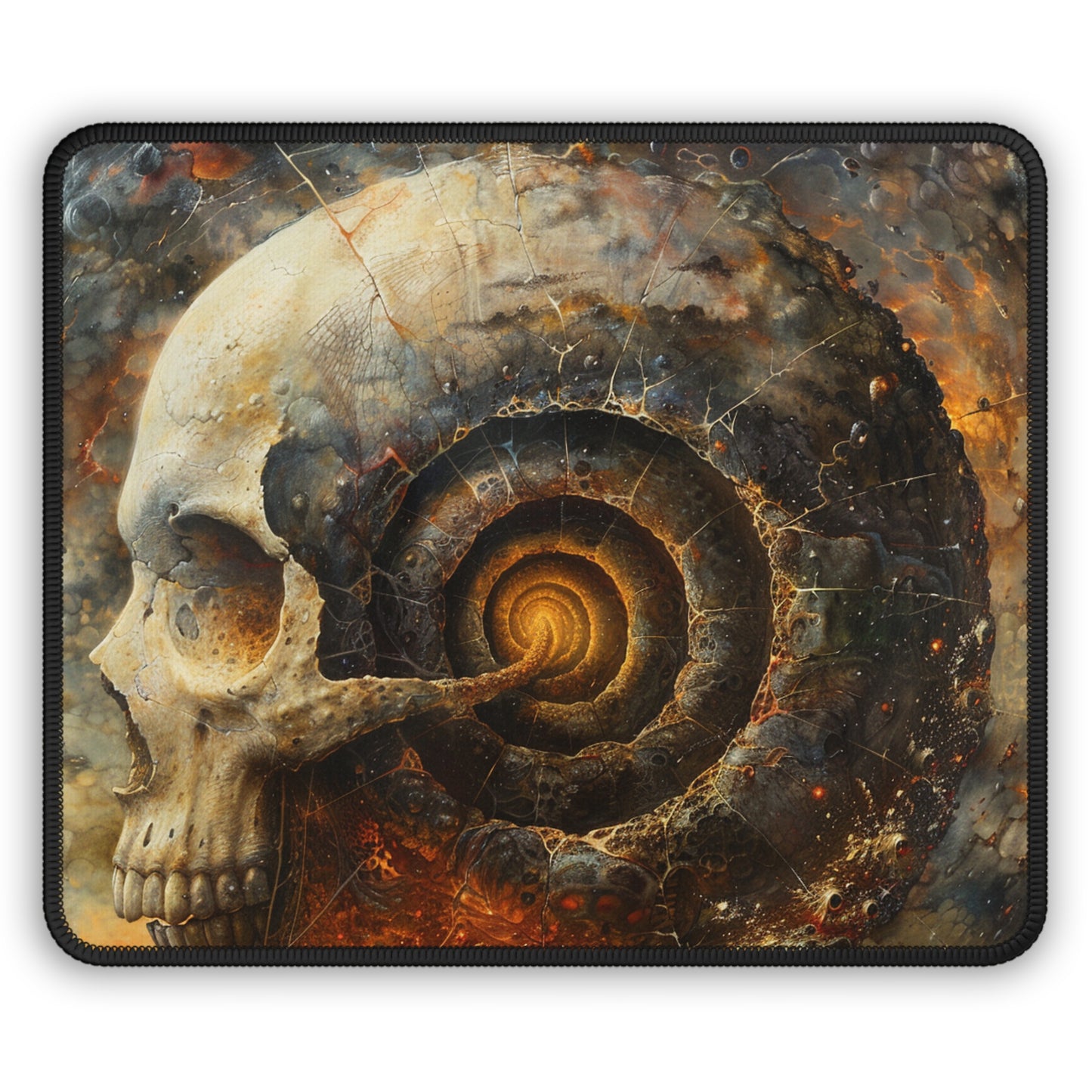 Spiral Skull - Gaming Mouse Pad