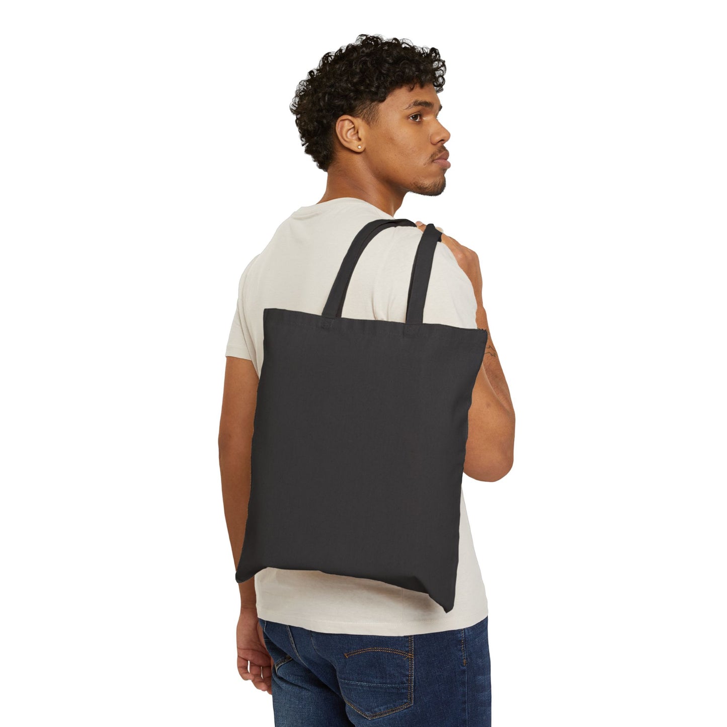 Halloween Goofy Pumpkin heads - Cotton Canvas Tote Bag