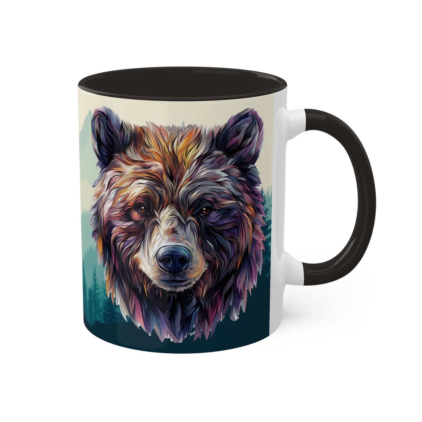 Artistic Bear - Colorful Mugs, 11oz
